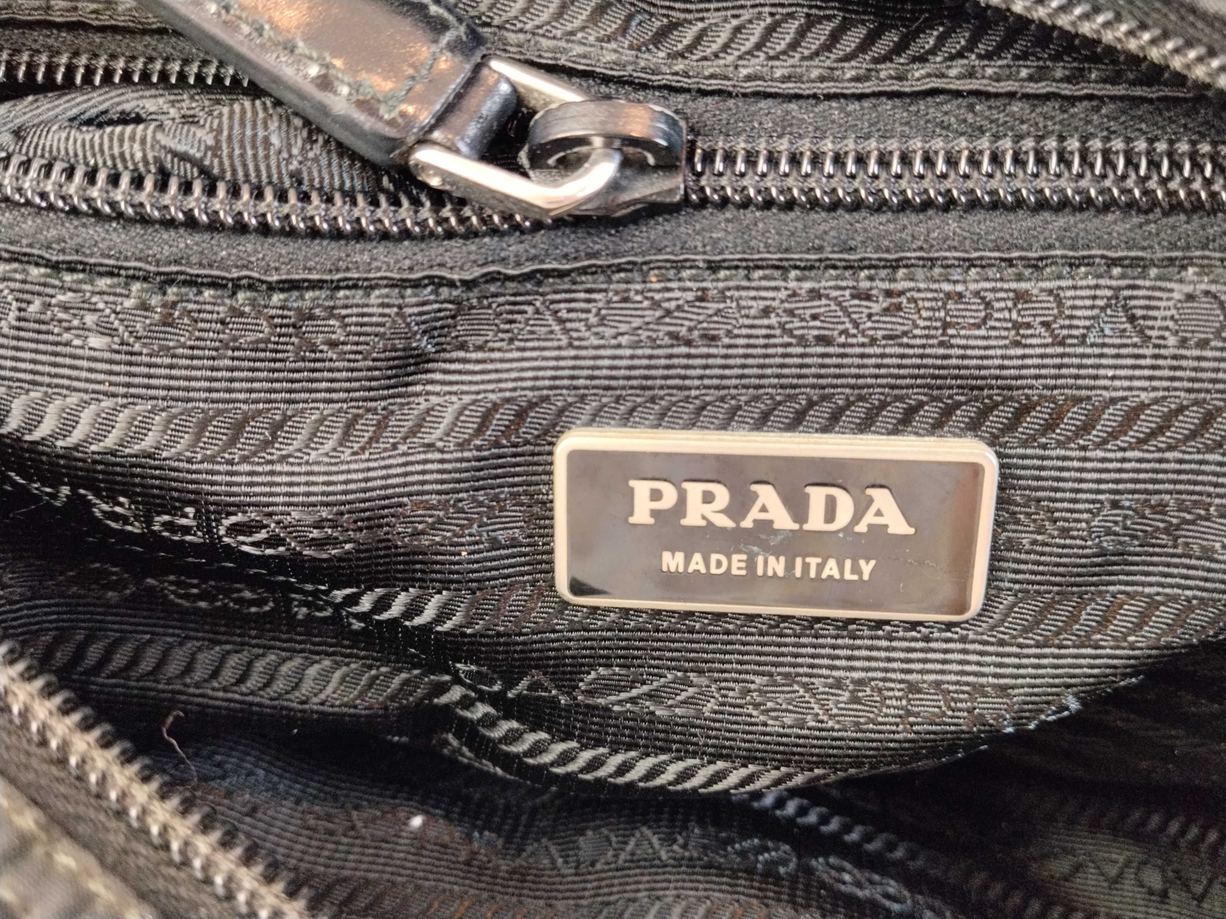 Nylon Shoulder Bag, Black Nylon Shoulder Bag — view 11