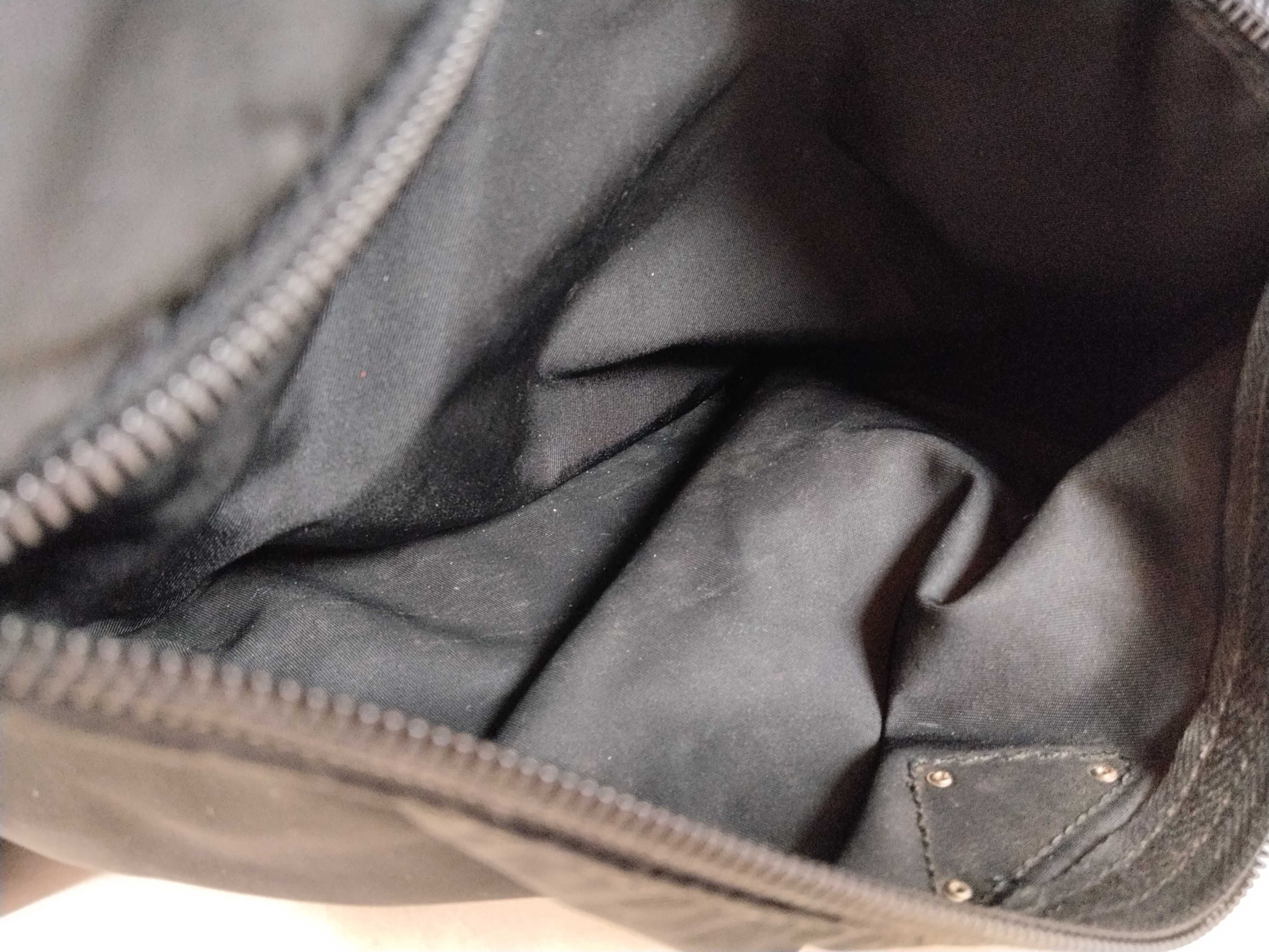 Nylon Shoulder Bag, Black Nylon Shoulder Bag — view 14