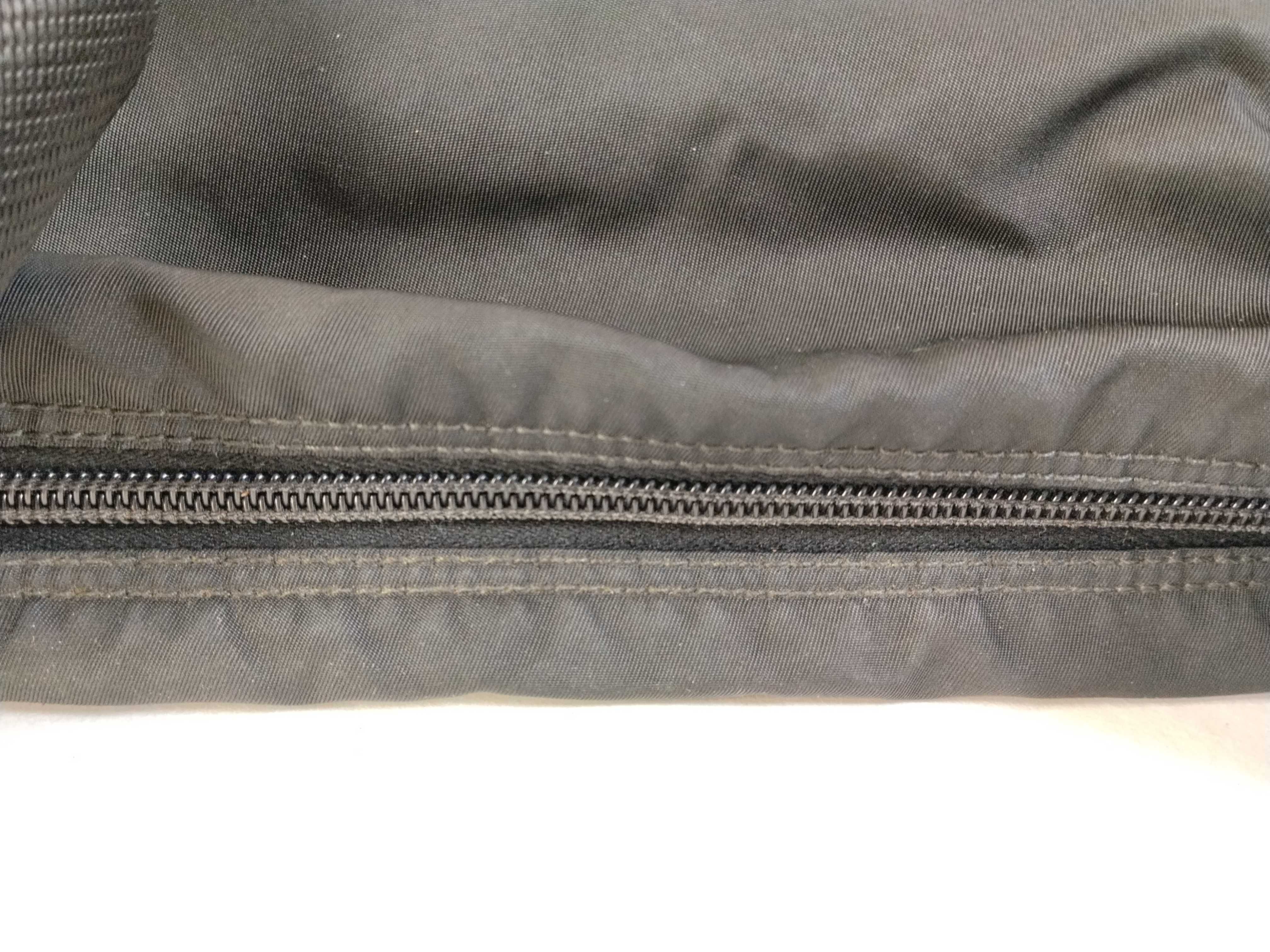 Nylon Shoulder Bag, Black Nylon Shoulder Bag — view 8