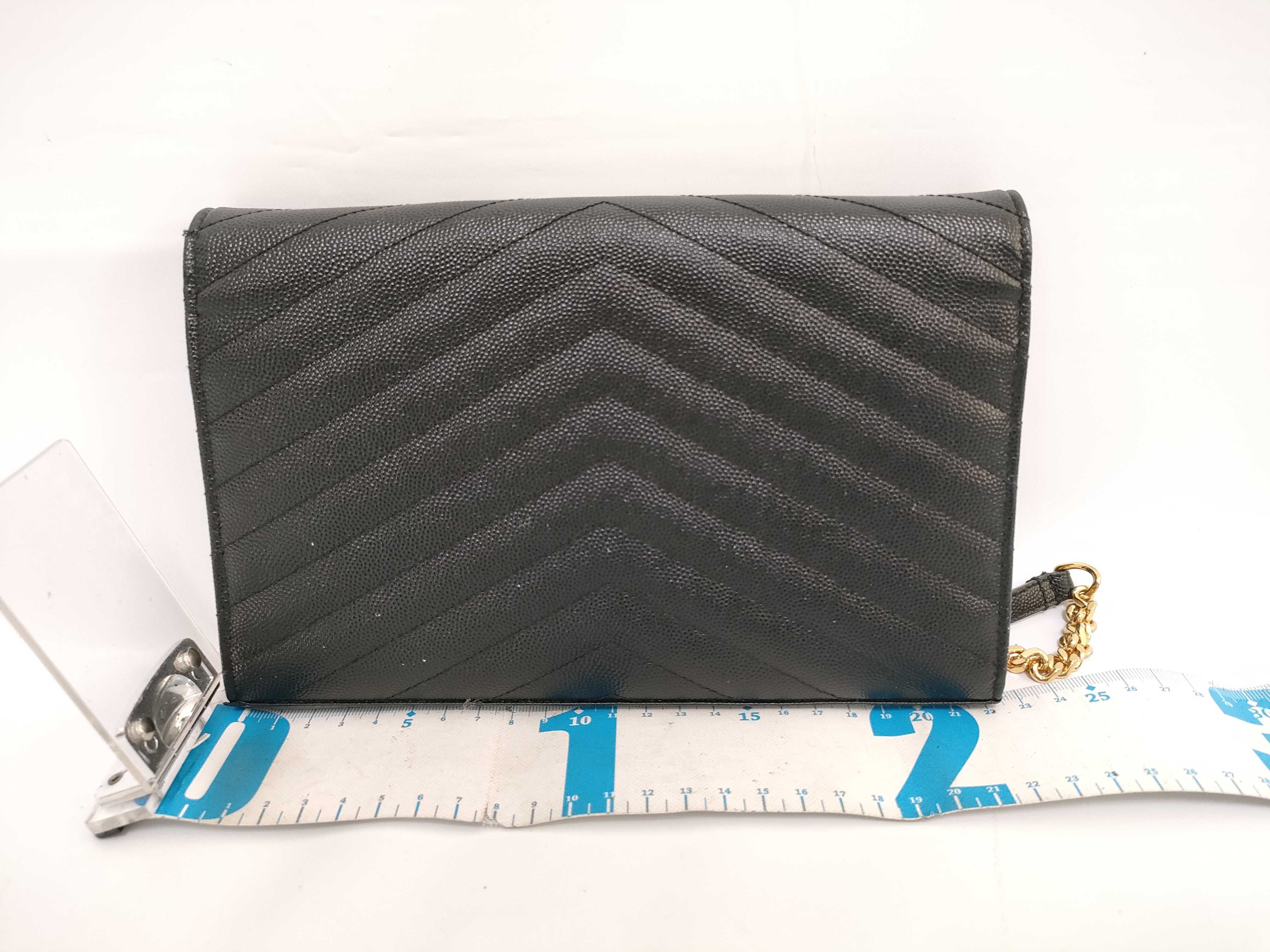 Cassandra Chain Wallet Black Shoulder Bag — view 2