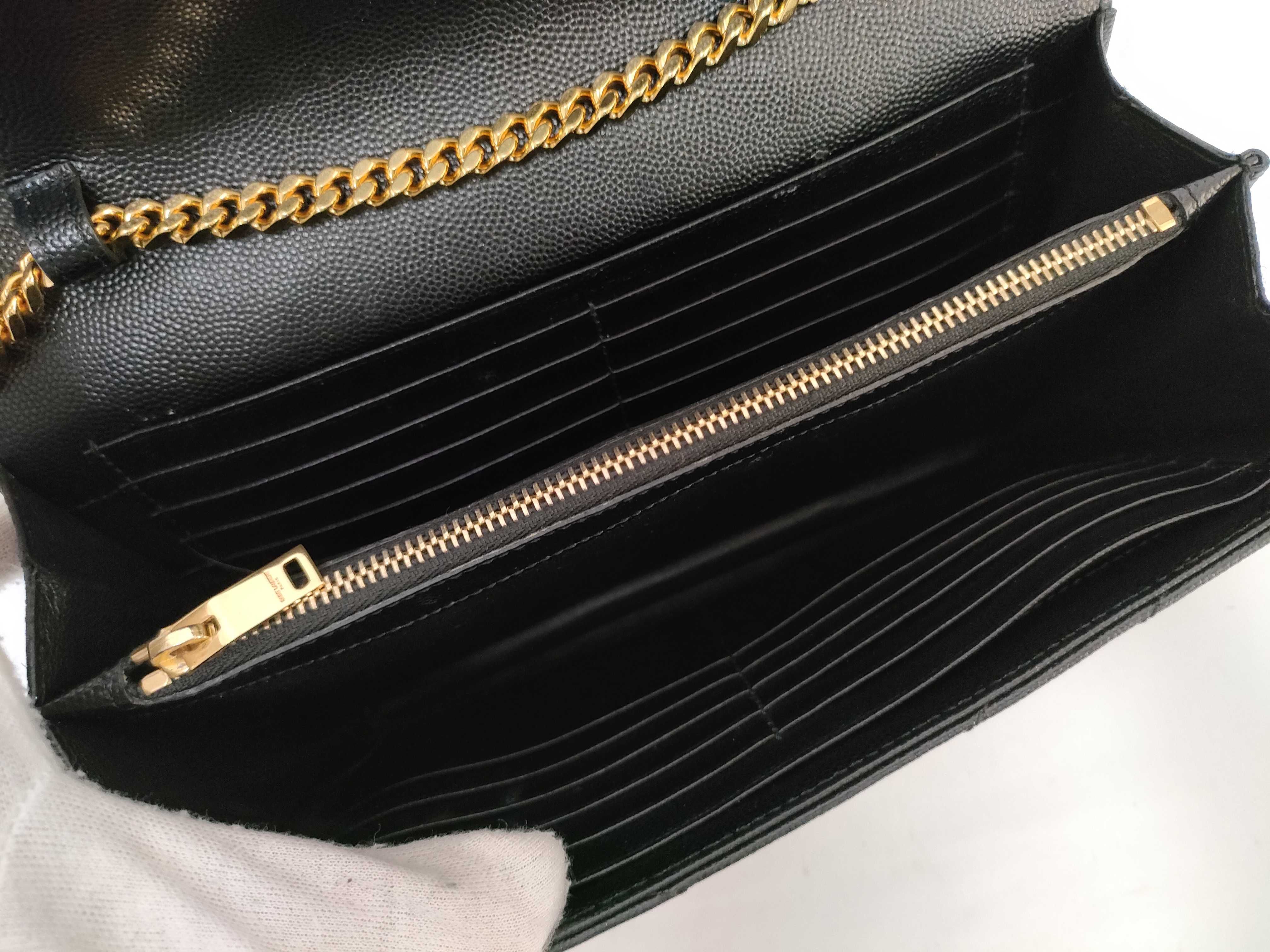 Cassandra Chain Wallet Black Shoulder Bag — view 14