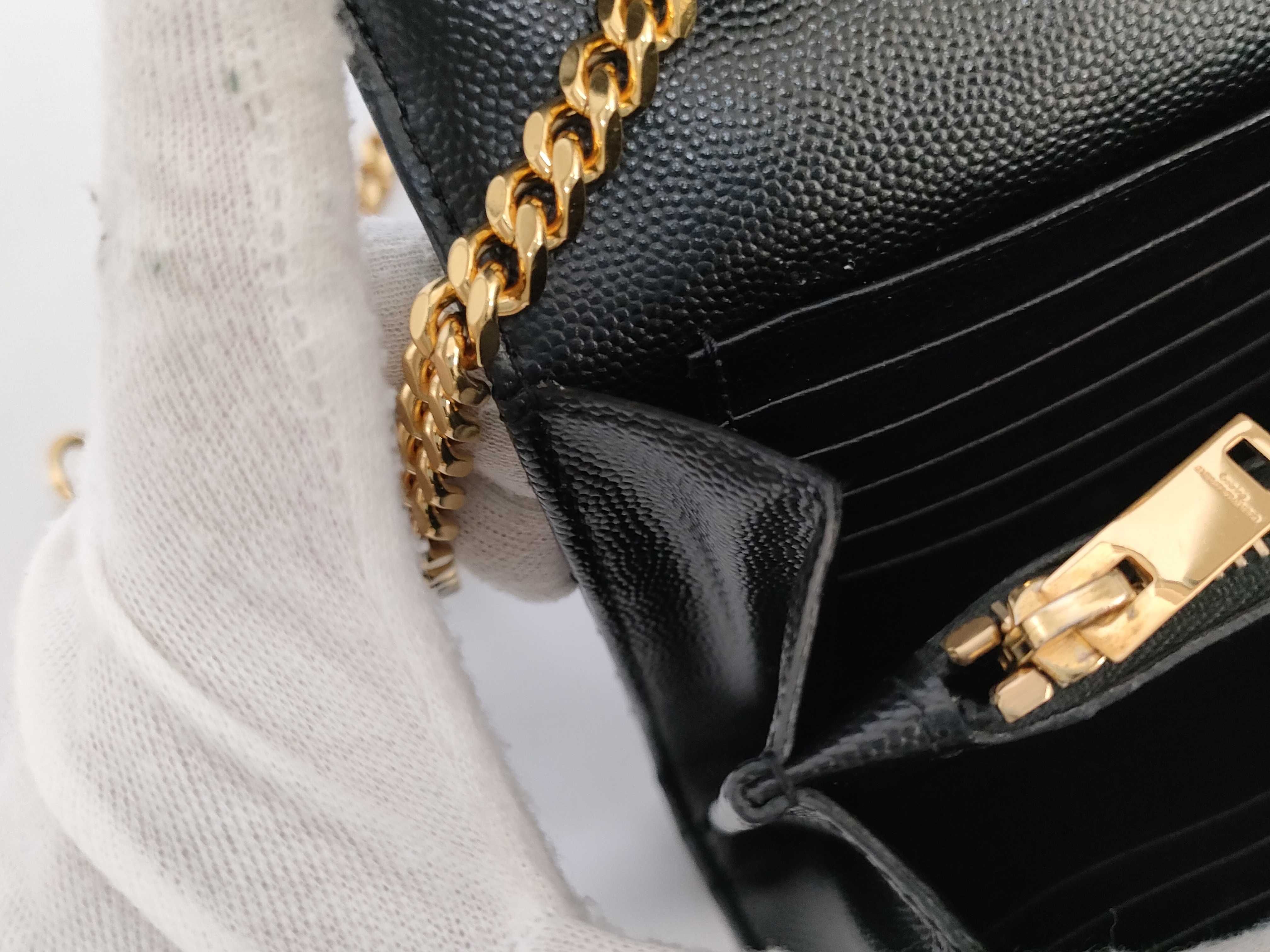 Cassandra Chain Wallet Black Shoulder Bag — view 15