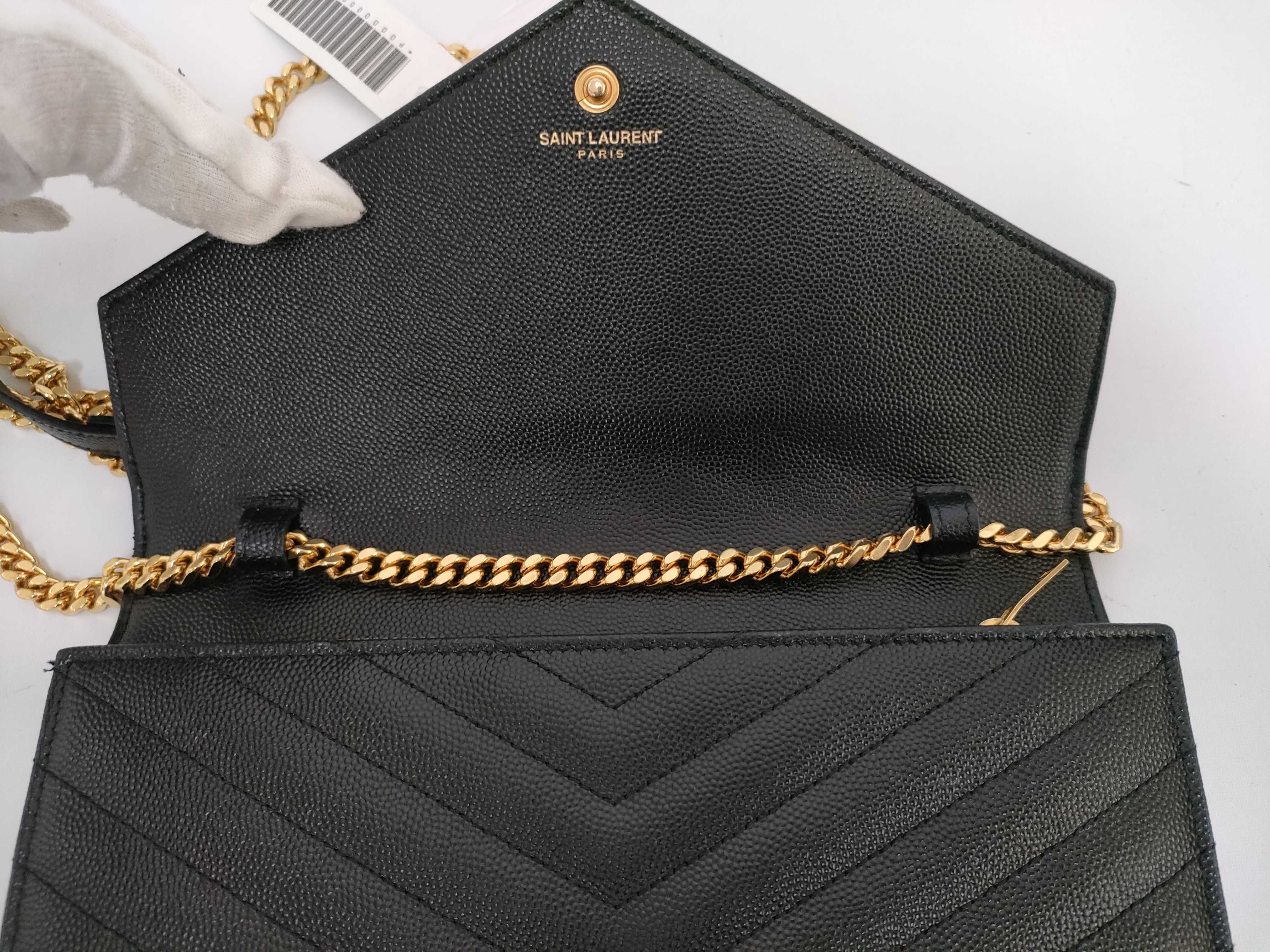 Cassandra Chain Wallet Black Shoulder Bag — view 9