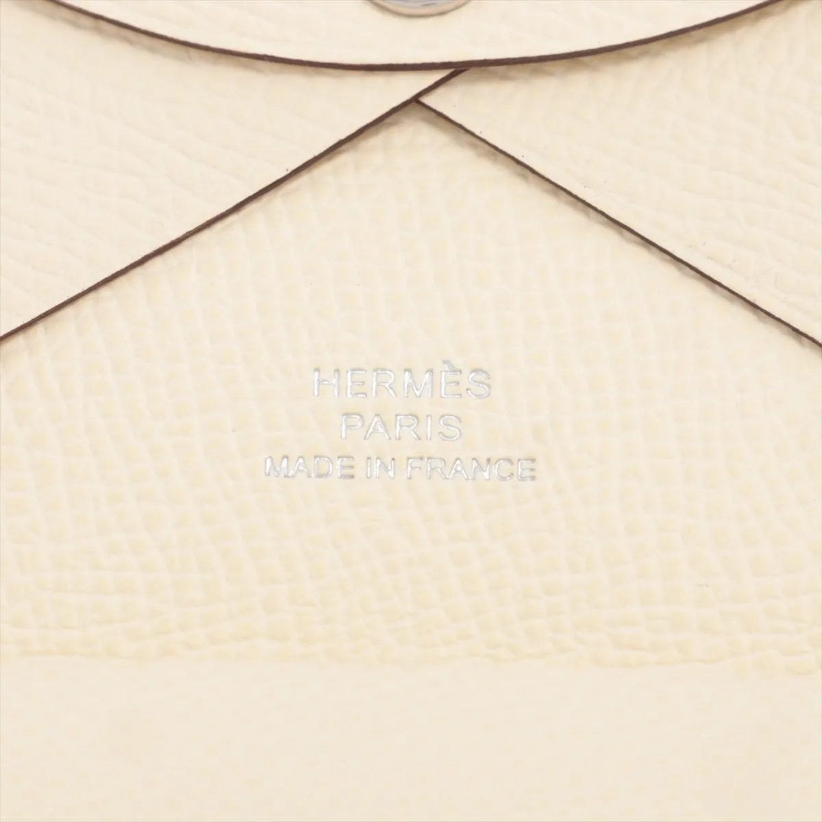 Hermès Calvi Duo Veau Epsom Coin Case Nata Silver Hardware U: 2022 — view 6