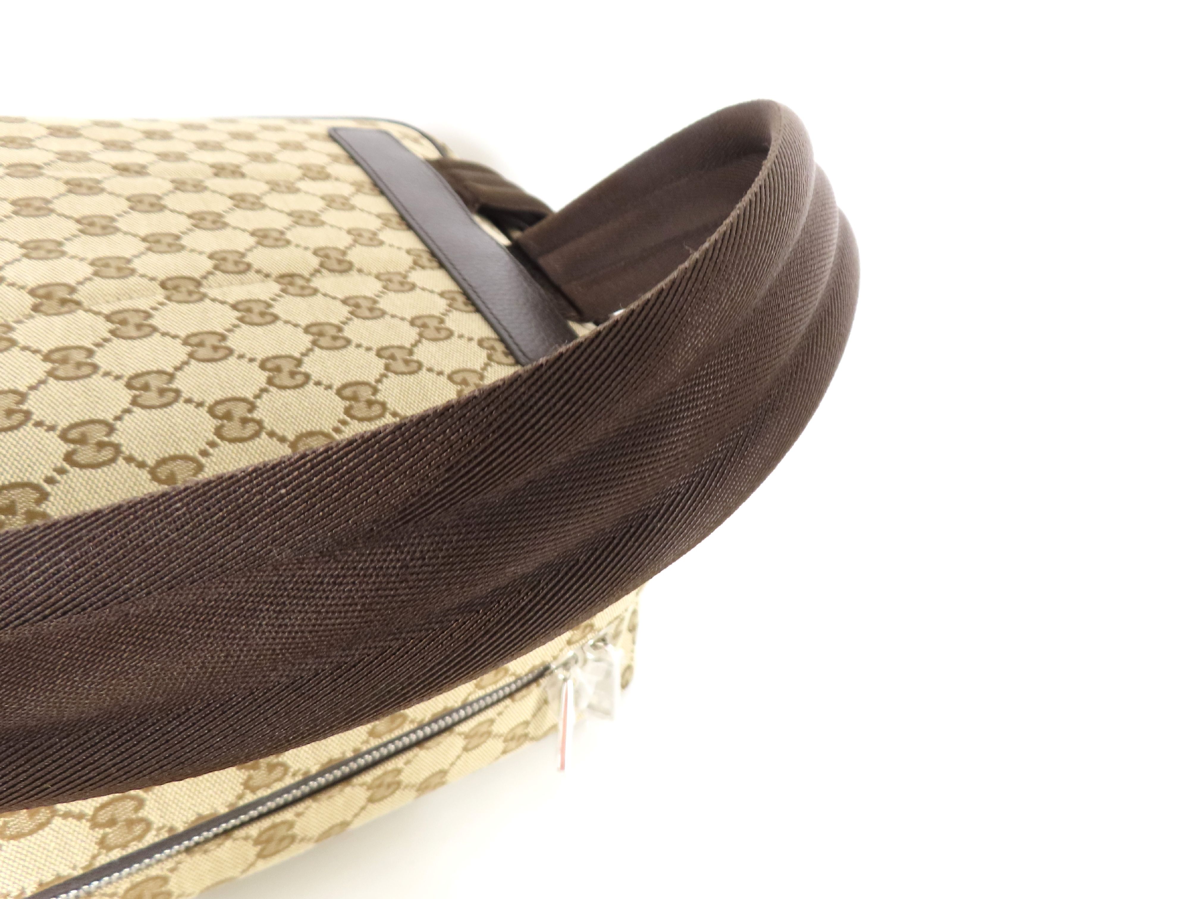 GG Canvas Backpack/Rucksack, Brown, 630914 (Outlet) — view 3