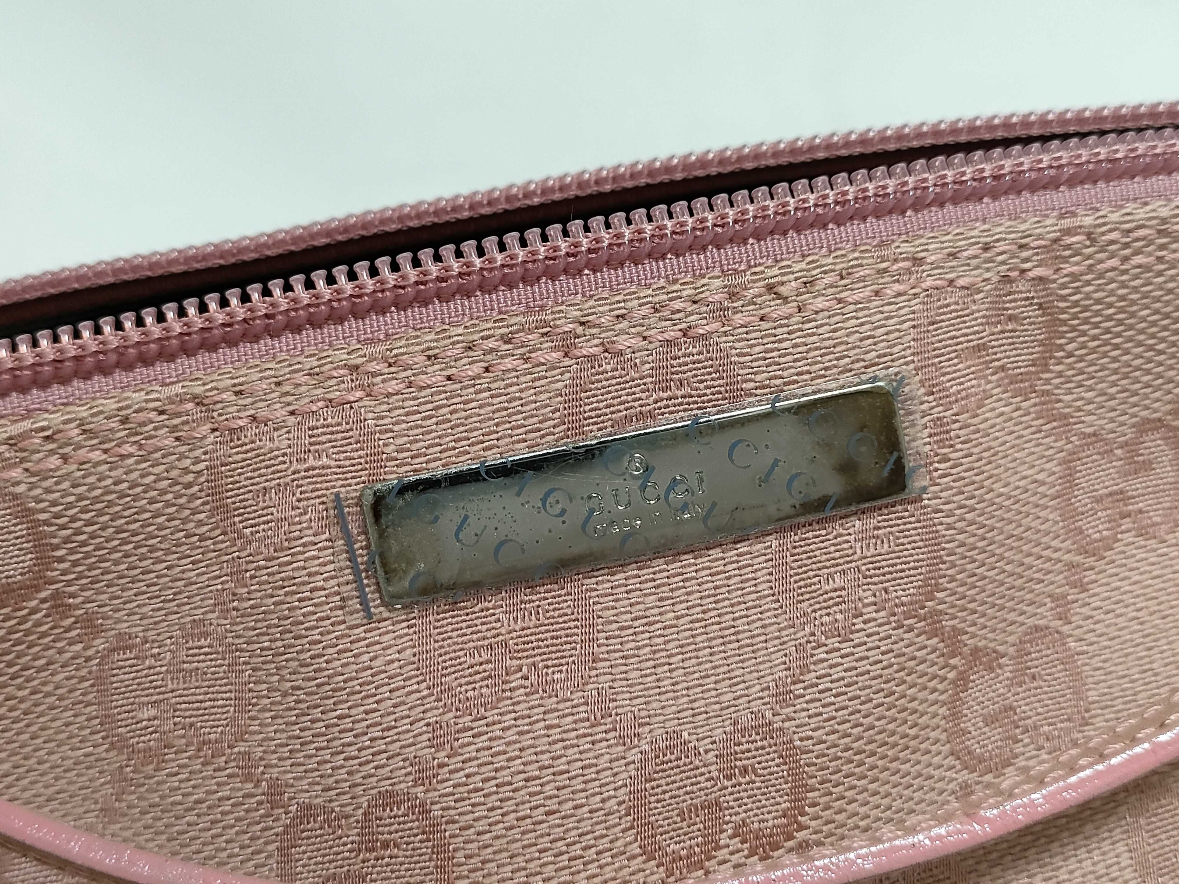 GG Pink Hand Pouch Handbag GG Pattern Z11433 Handbag — view 11