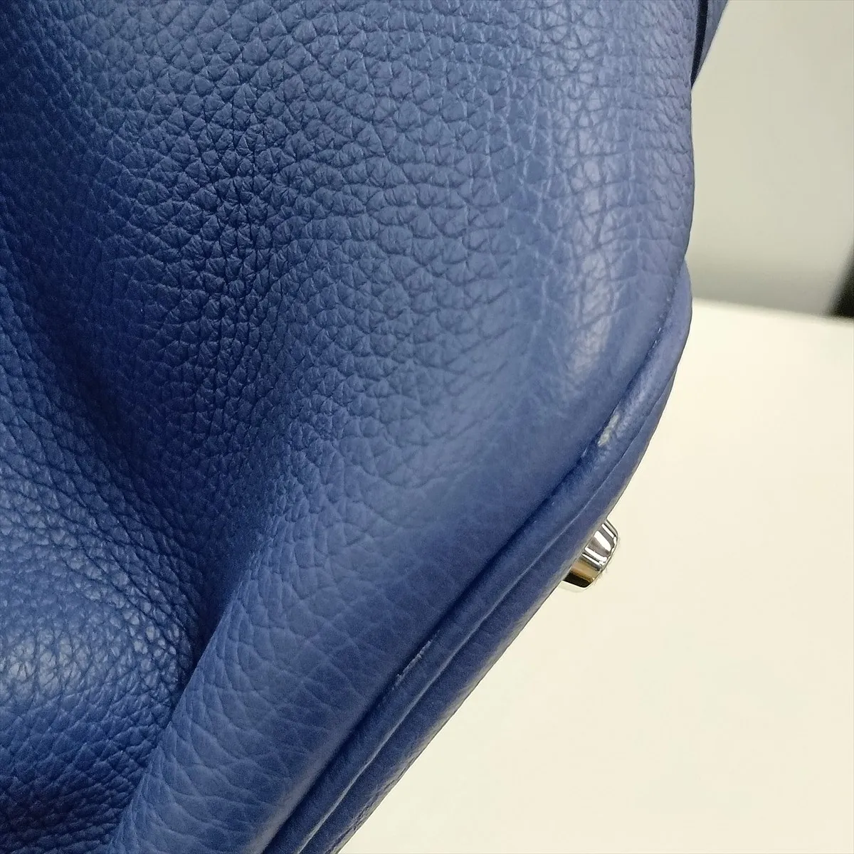 Hermès Picotin Lock 22 MM Eclat Taurillon Clemence x Veau Swift Blue Brighton x Capucines Silver Hardware C: 2018 — view 11