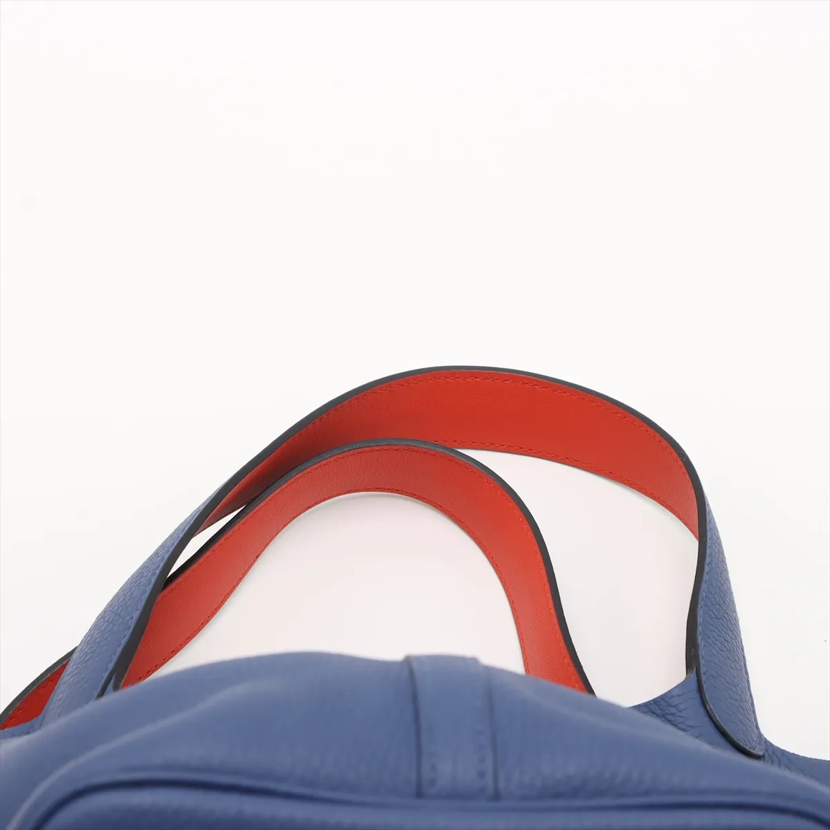 Hermès Picotin Lock 22 MM Eclat Taurillon Clemence x Veau Swift Blue Brighton x Capucines Silver Hardware C: 2018 — view 6