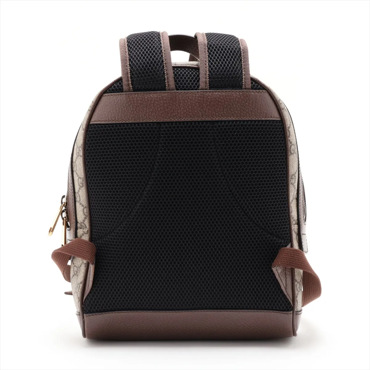 GG Supreme Ophidia PVC x Leather Backpack/Rucksack, Beige x Brown, 547965 — view 2