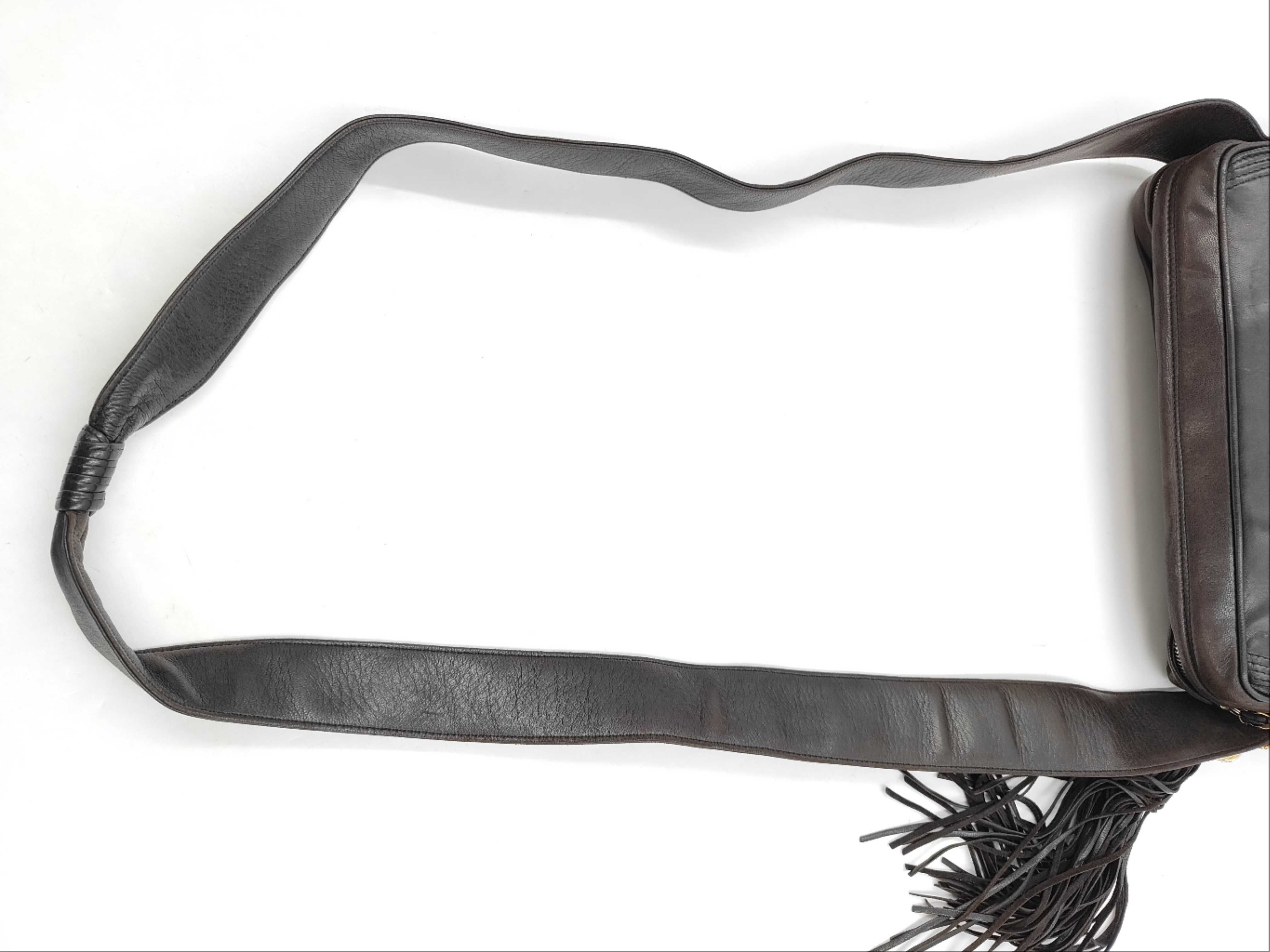 Coco Mark Lambskin Black Shoulder Bag (Serial Number 3) — view 3