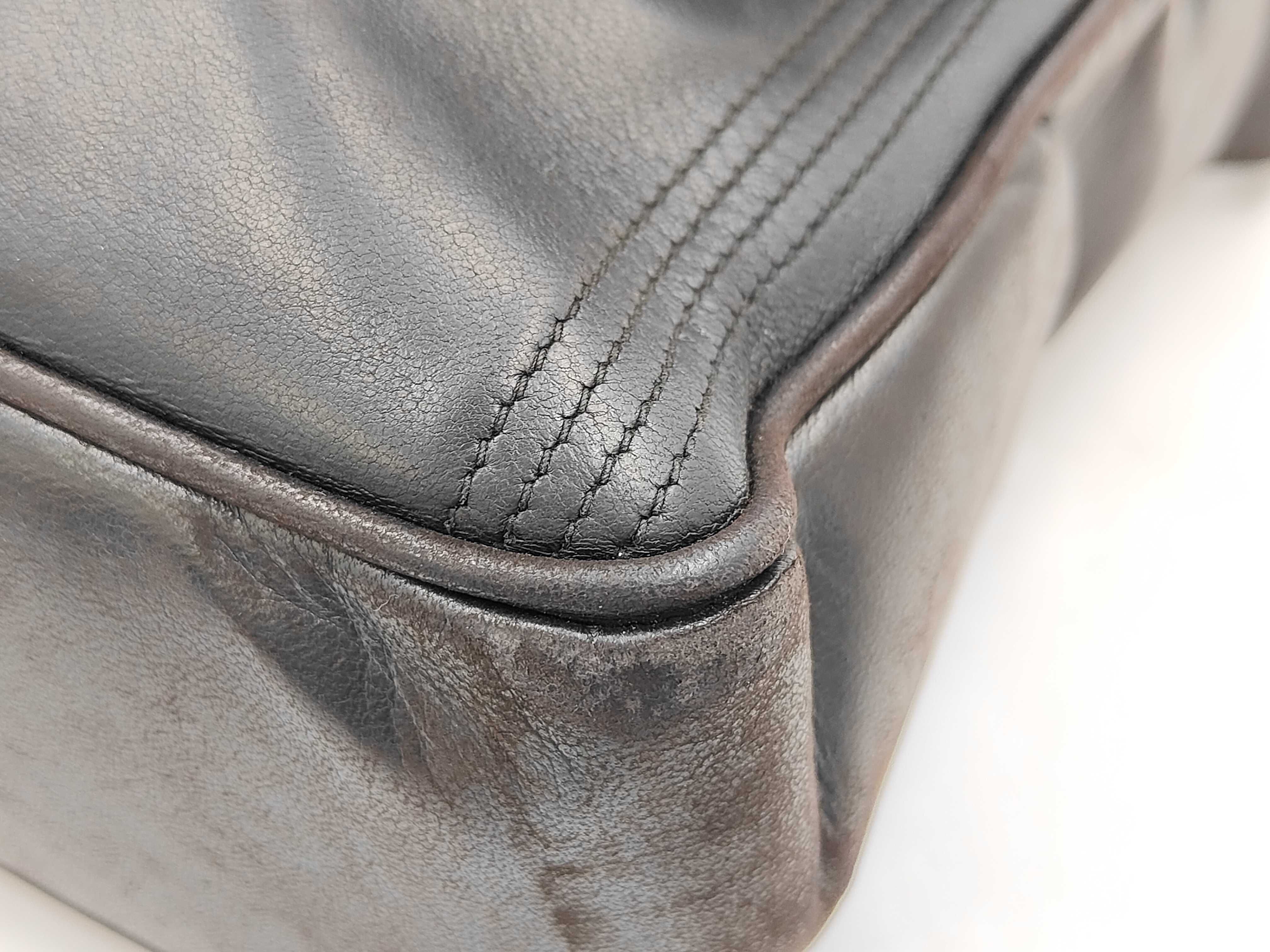 Coco Mark Lambskin Black Shoulder Bag (Serial Number 3) — view 6
