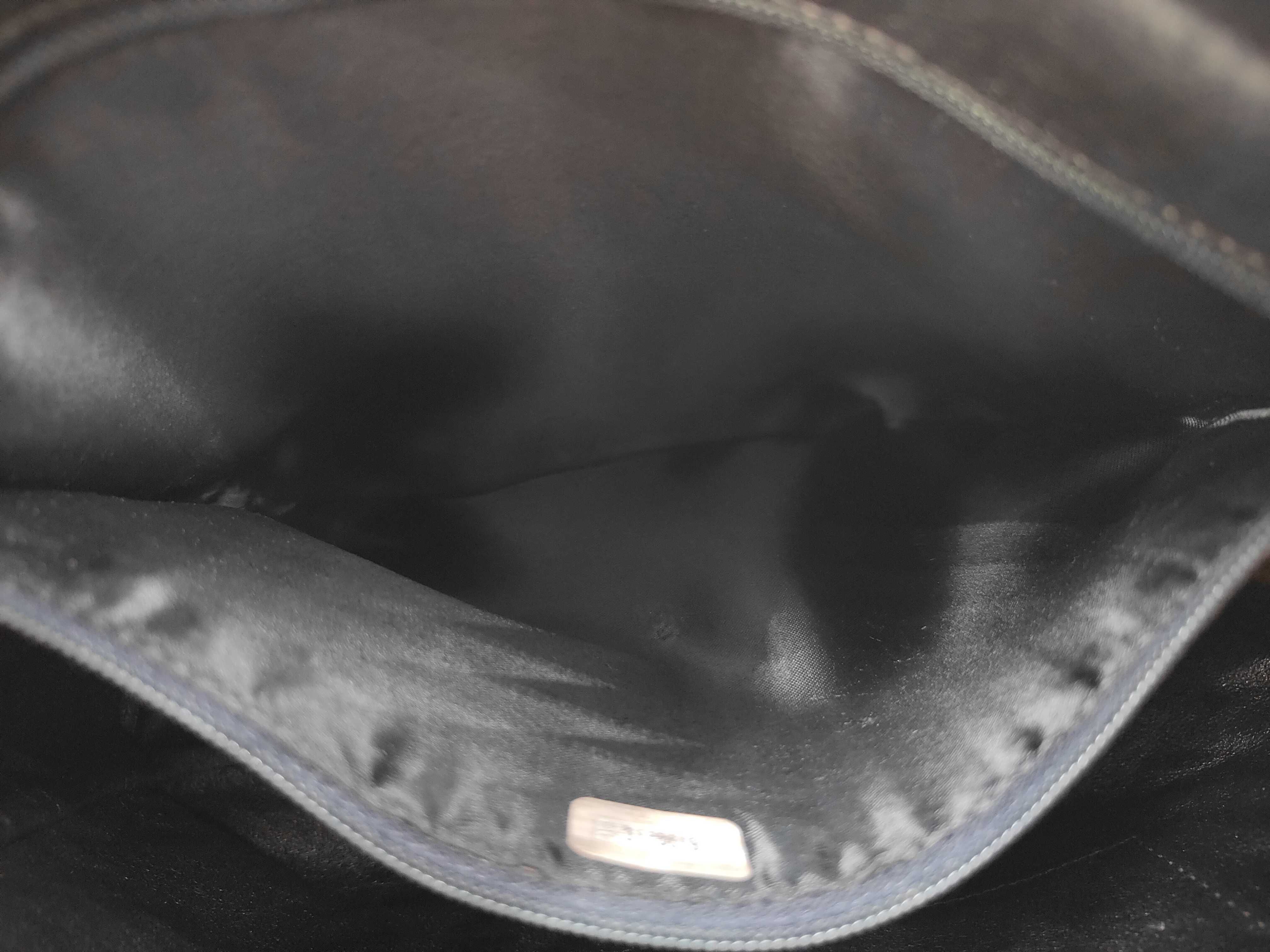 Coco Mark Lambskin Black Shoulder Bag (Serial Number 3) — view 10