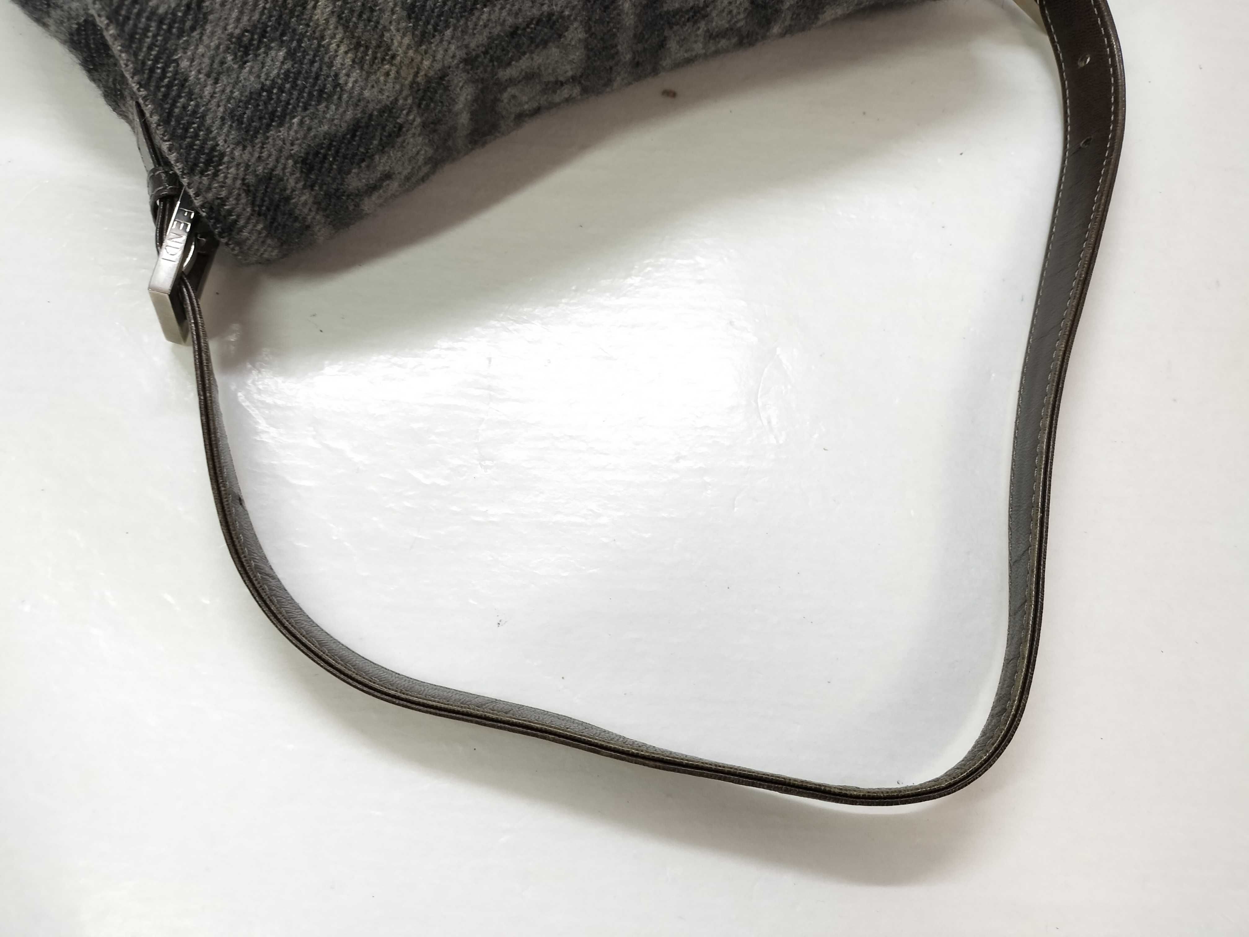 Zucca pattern Fendi Mamma wool shoulder bag — view 3