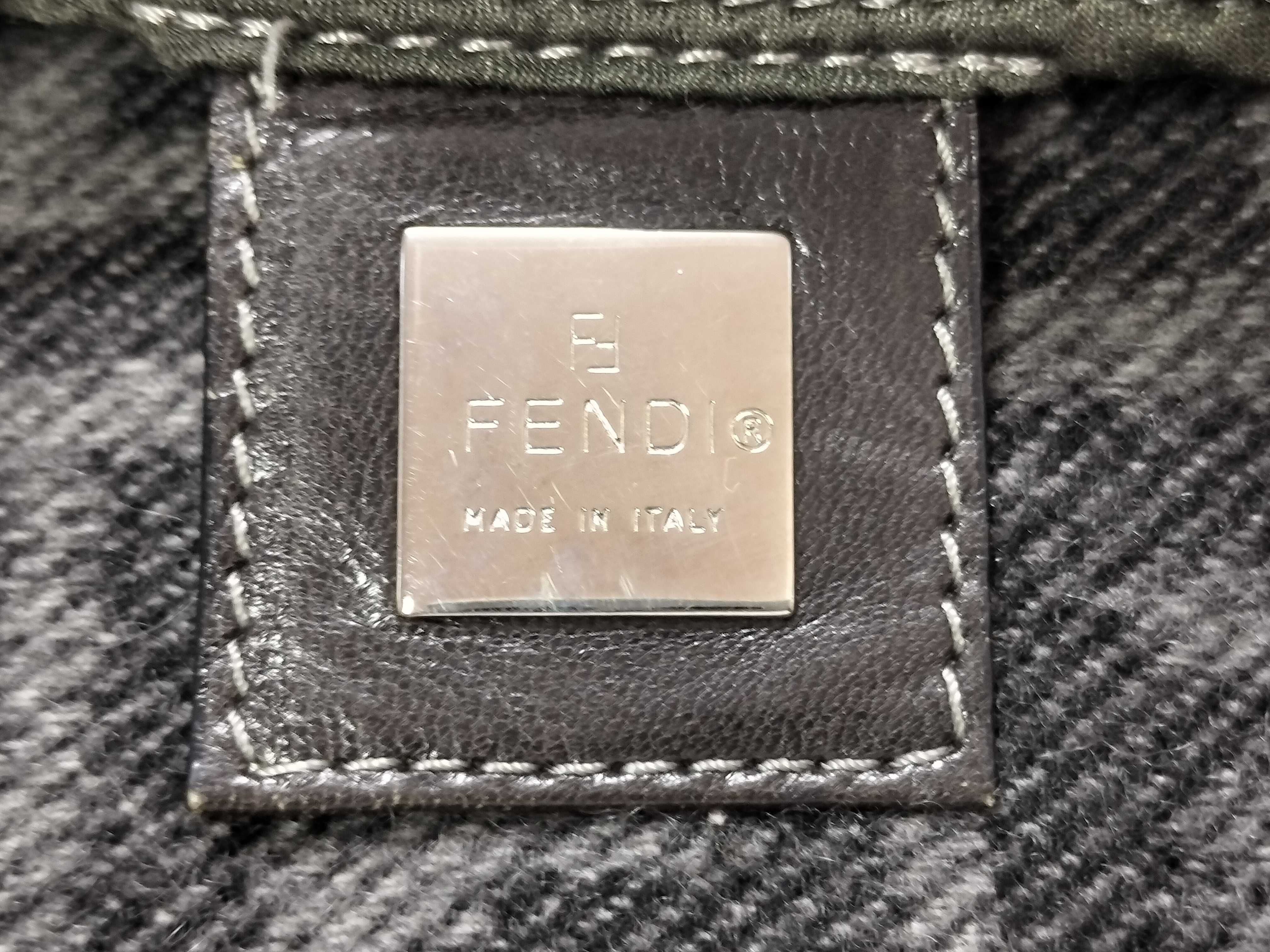 Zucca pattern Fendi Mamma wool shoulder bag — view 8