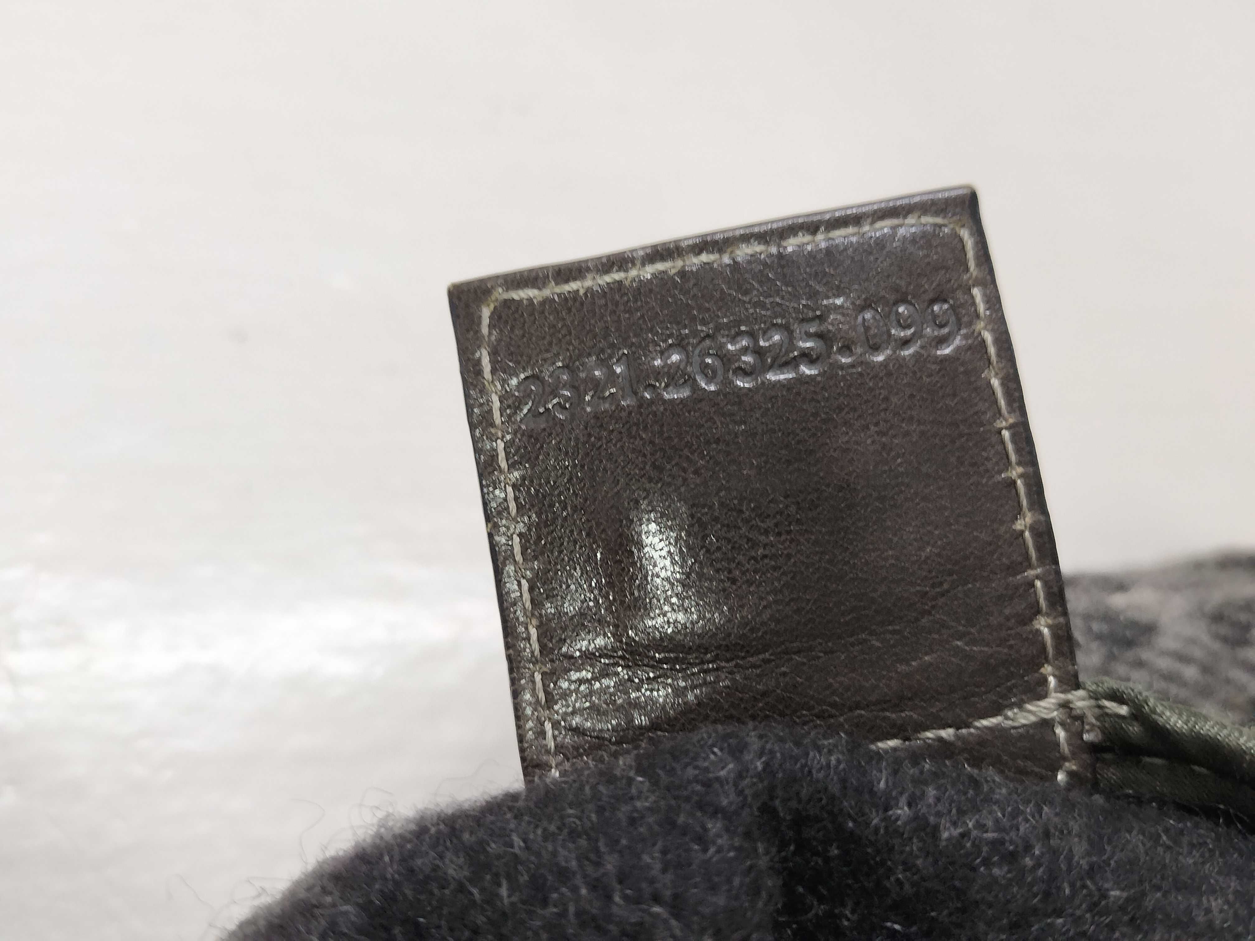 Zucca pattern Fendi Mamma wool shoulder bag — view 9