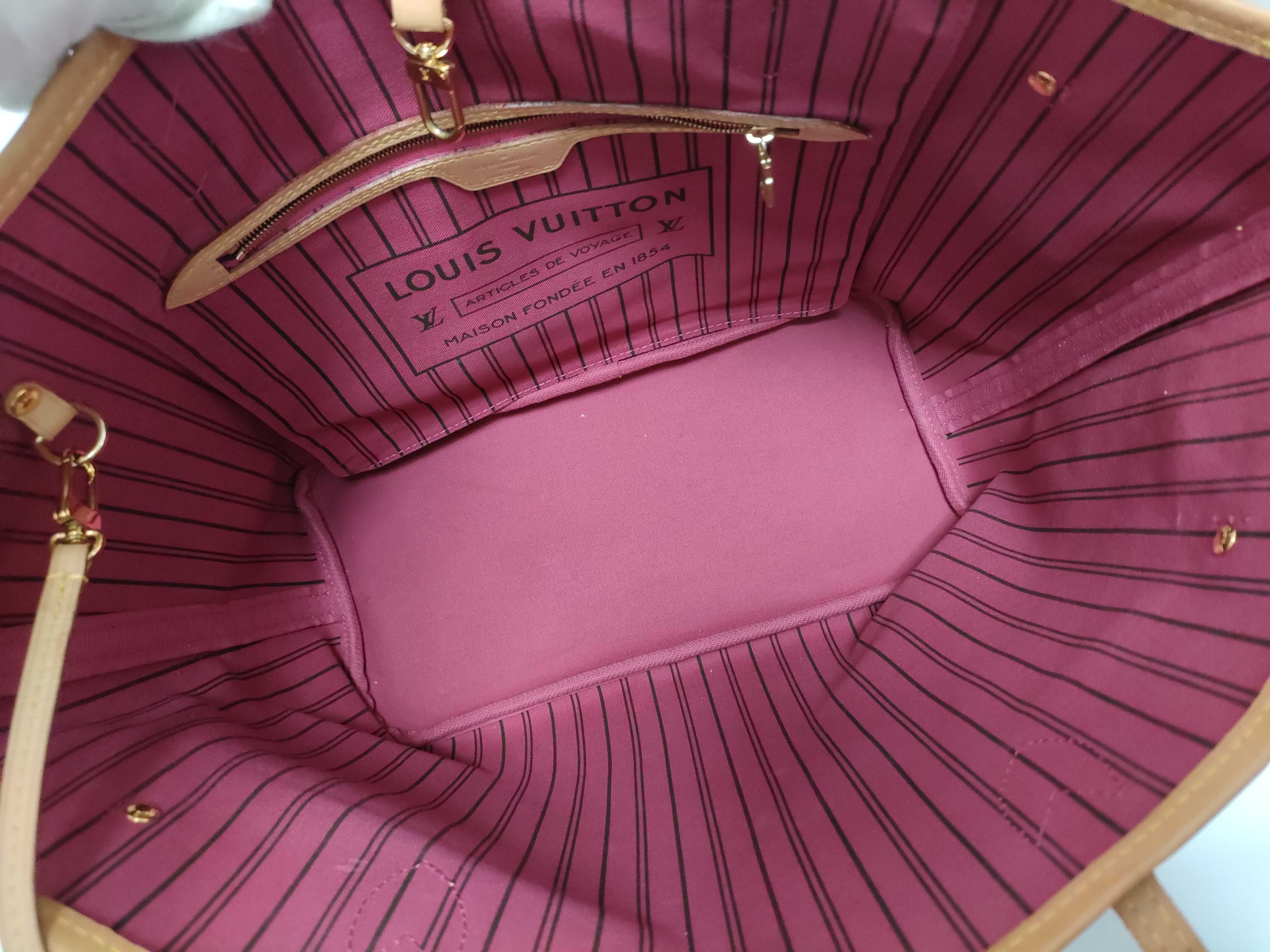 Monogram Louis Vuitton Neverfull MM M41388 Tote Bag — view 8