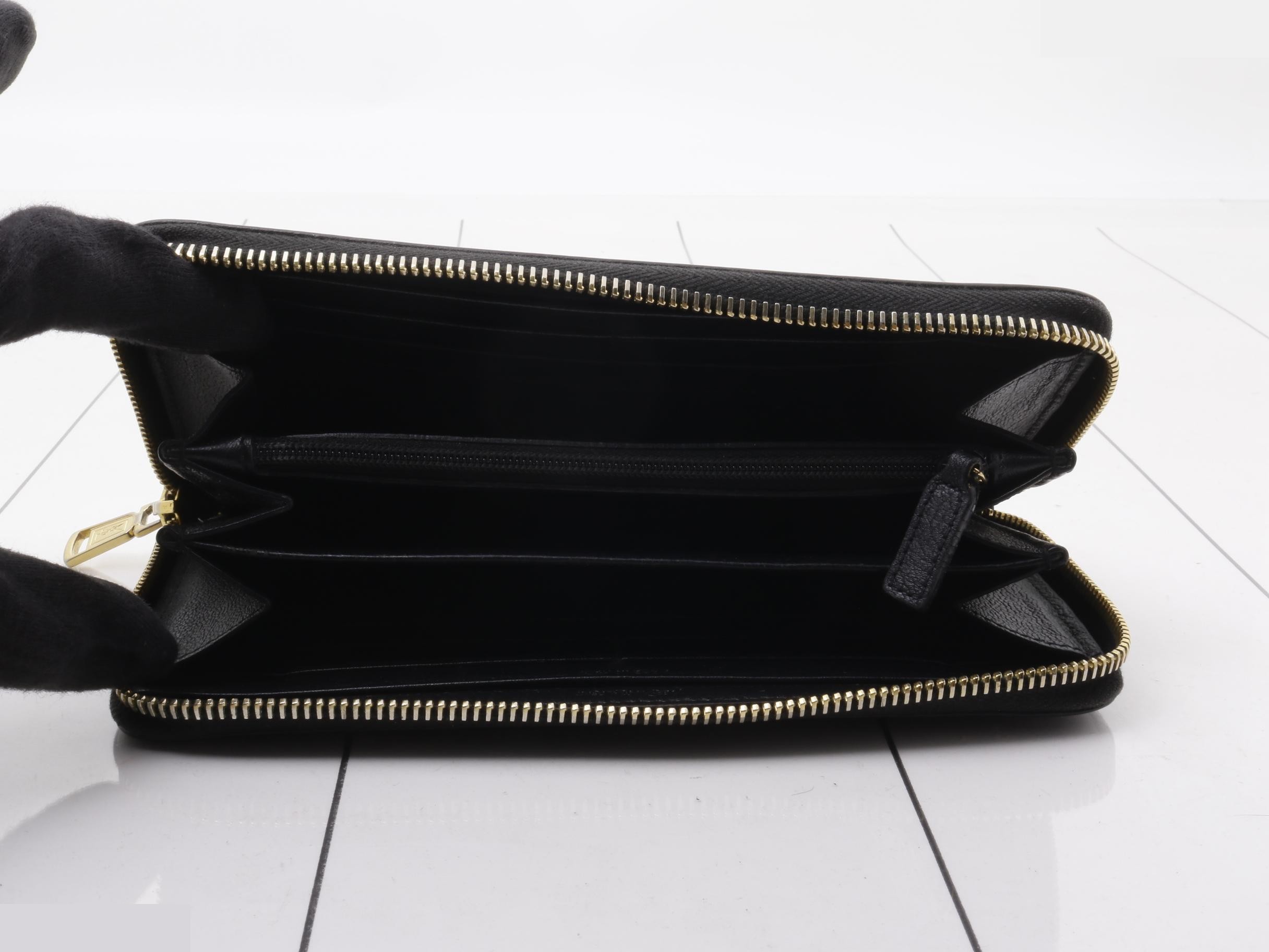 Round zipper long wallet — view 4