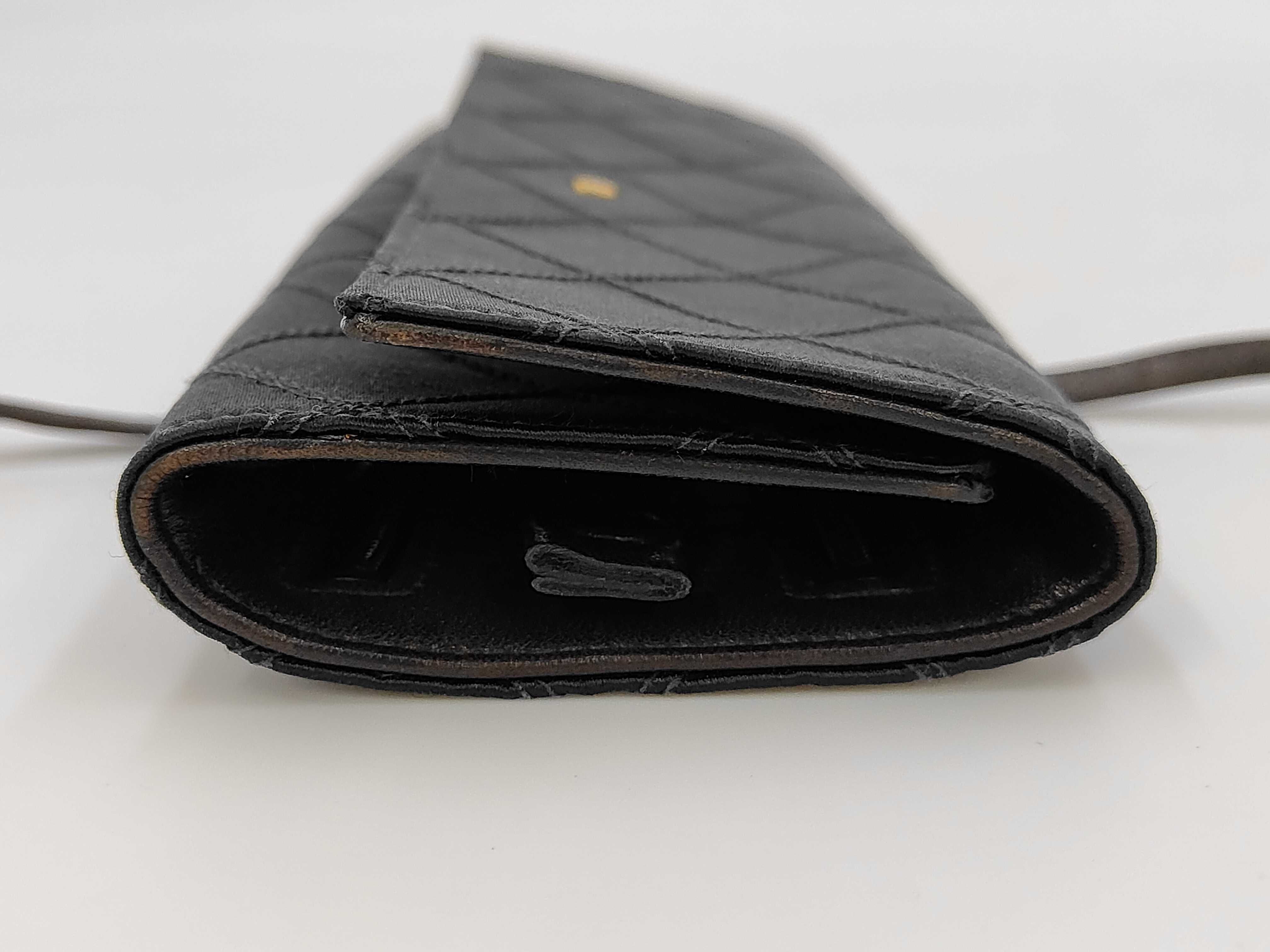 Long Wallet Accessory Pouch Matelassé Coco Mark Black Seal No. 2 Other Small Items — view 3