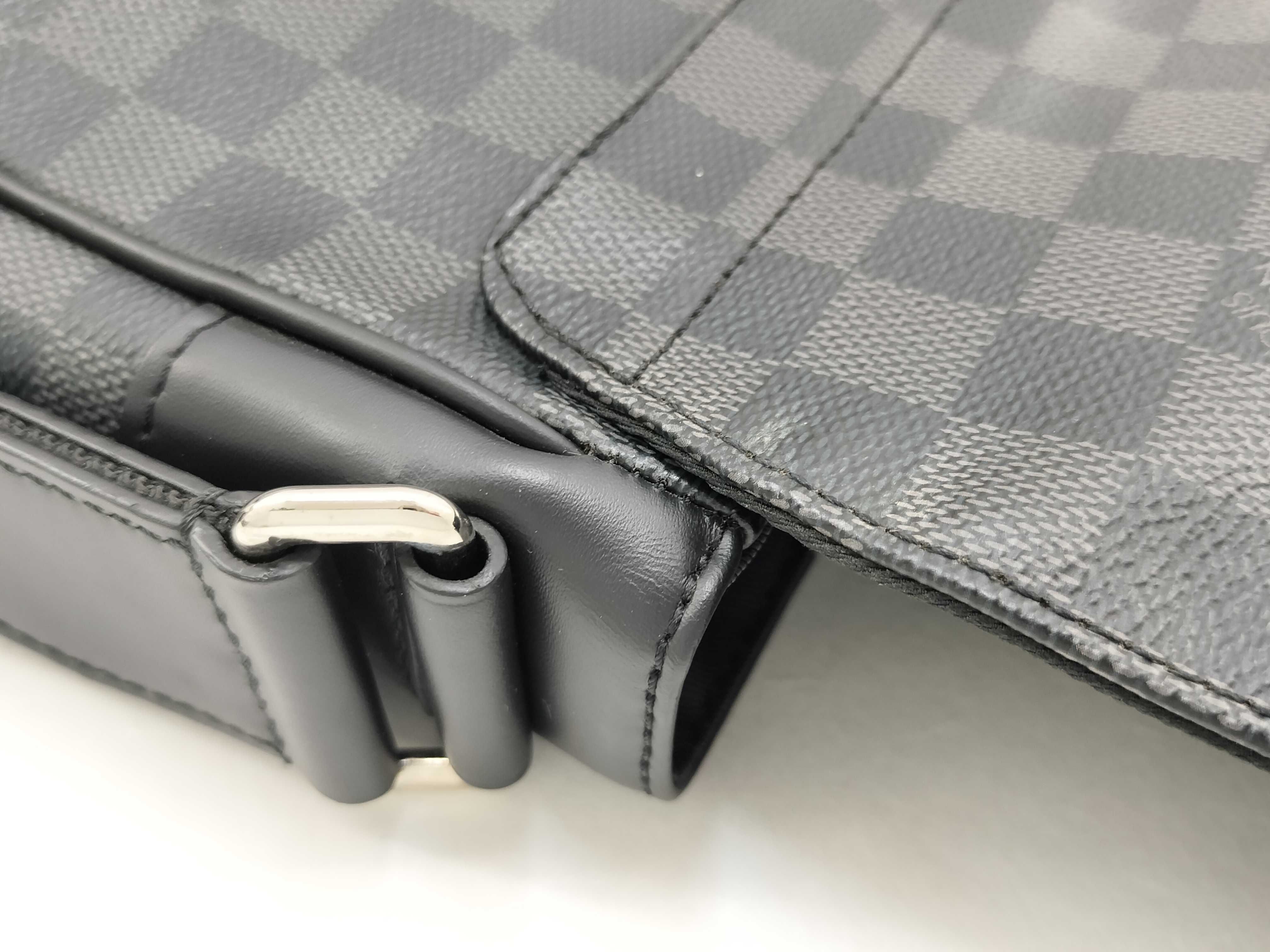 Damier Graphite District PM Shoulder Bag with Silver Hardware CA3118 N41028 — view 15