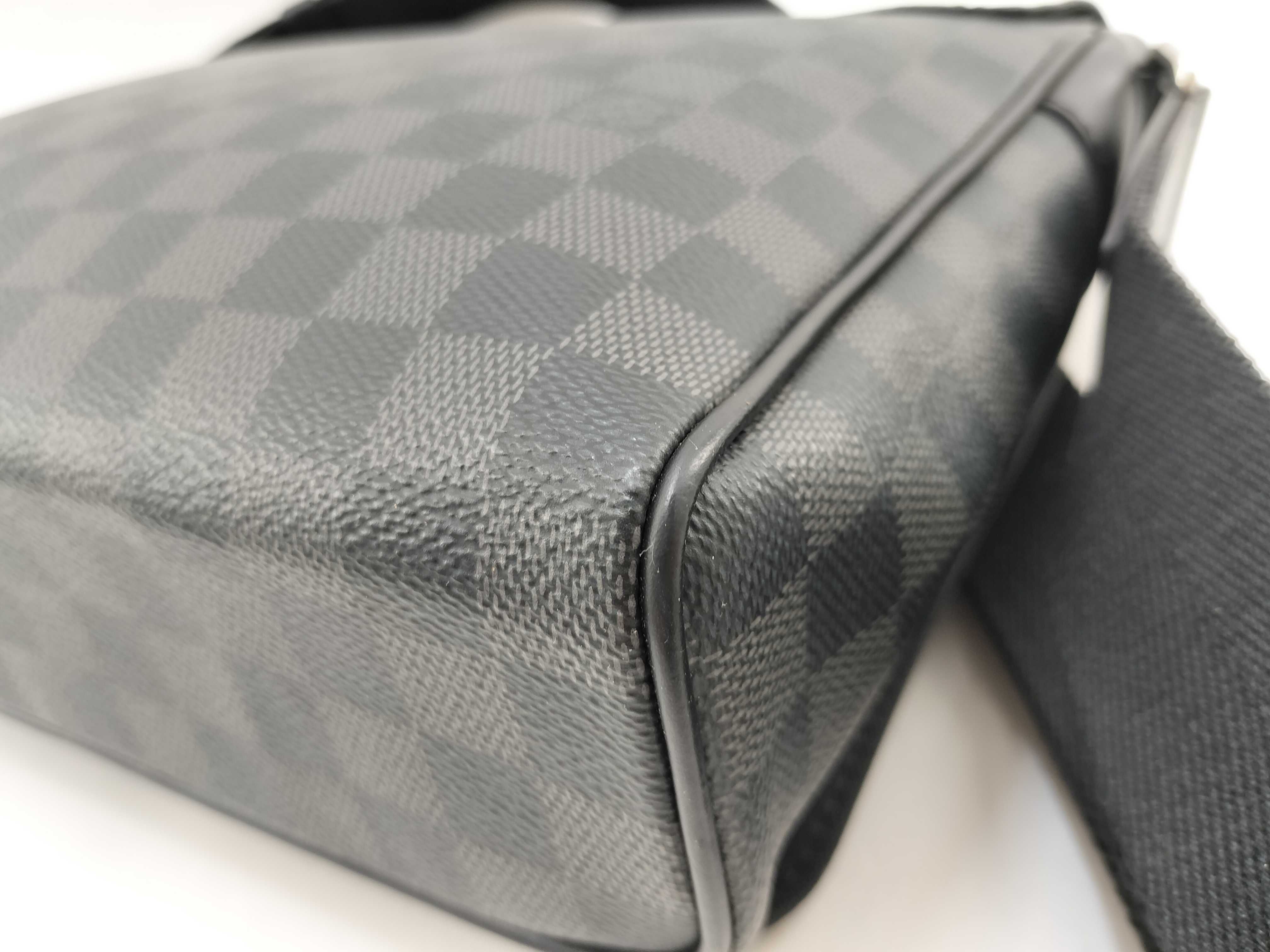 Damier Graphite District PM Shoulder Bag with Silver Hardware CA3118 N41028 — view 5