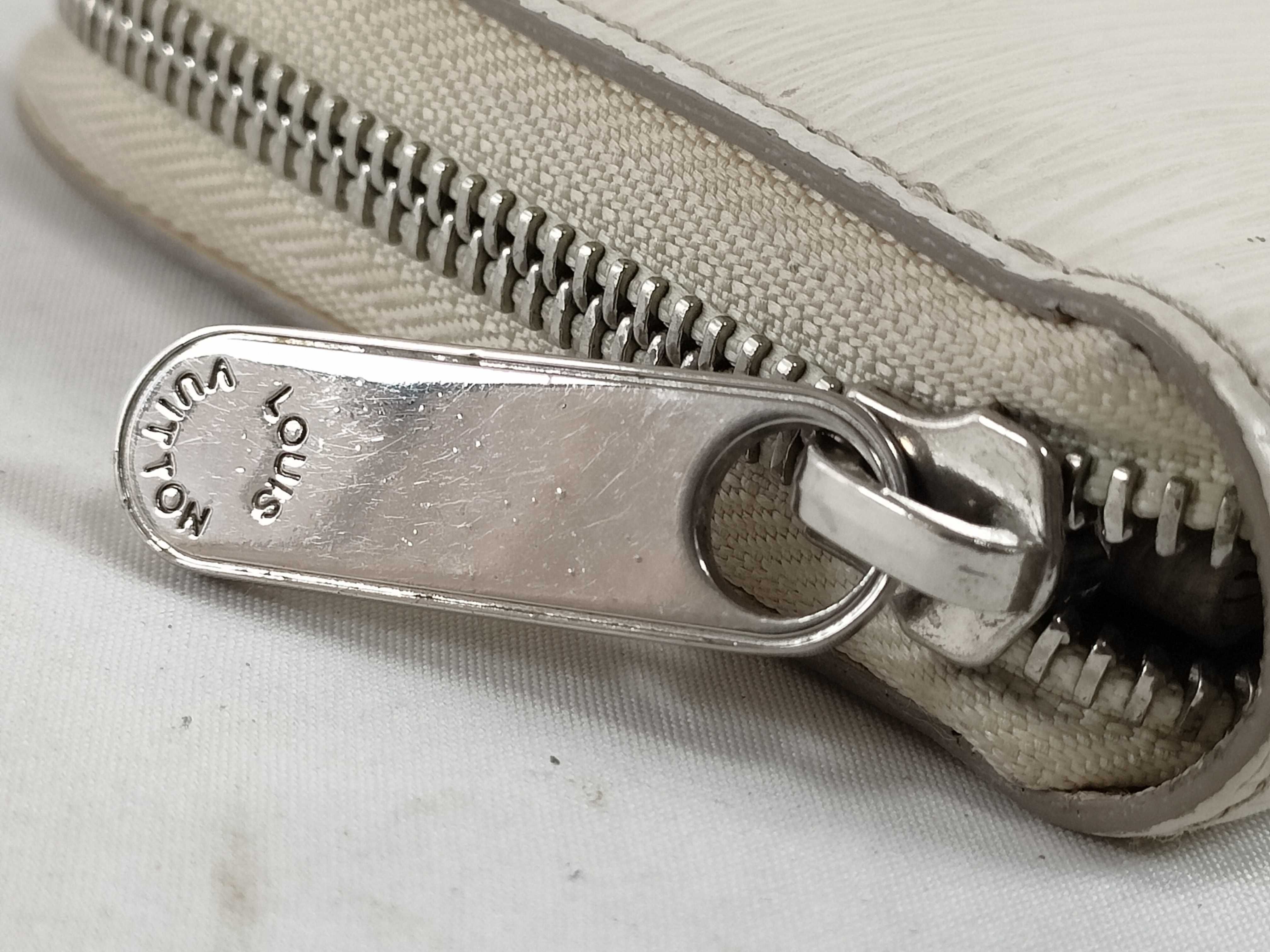 Epi Leather Round Zipper Long Wallet — view 7