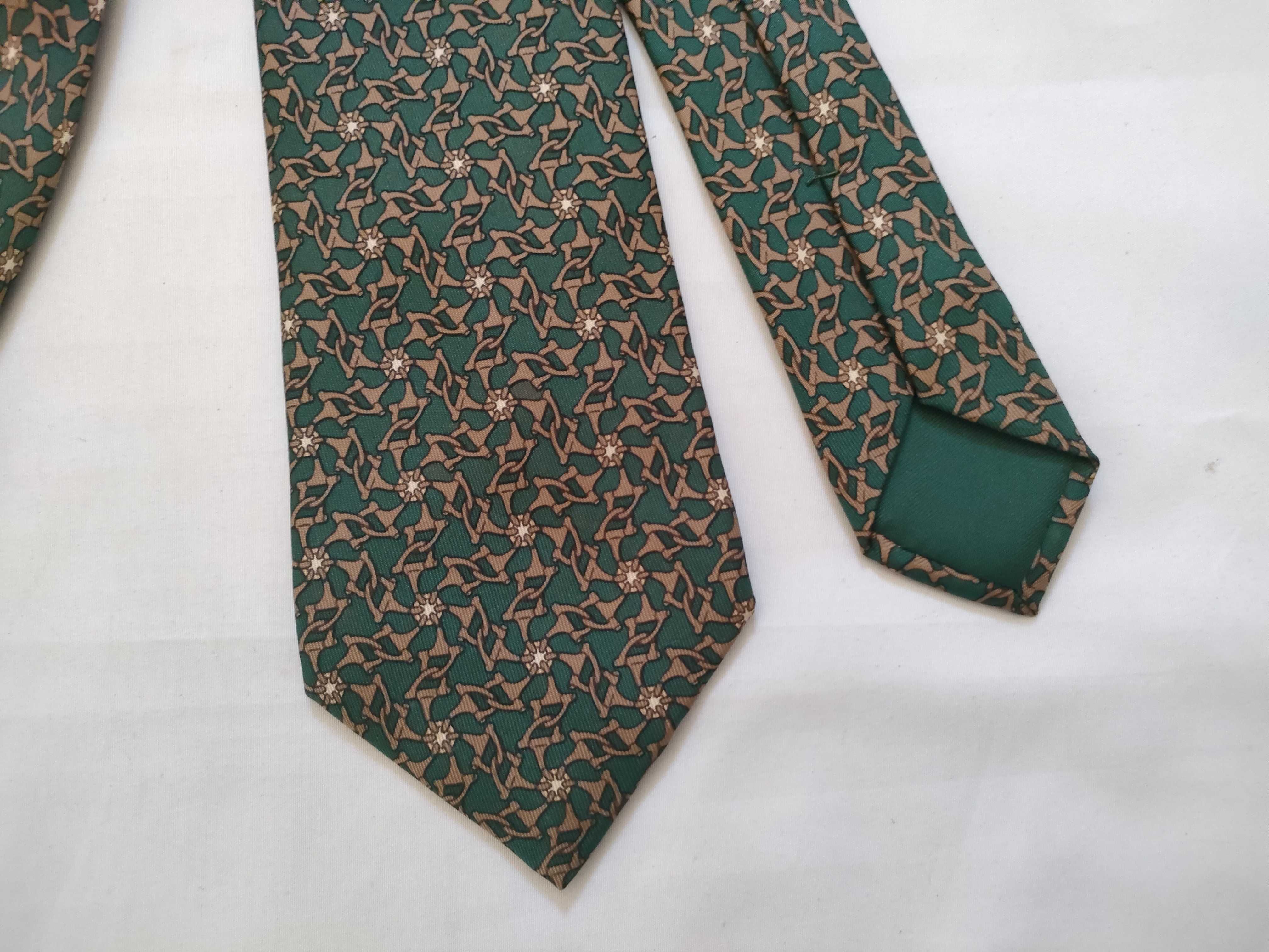 Silk Tie, Green, Other Accessories — view 4
