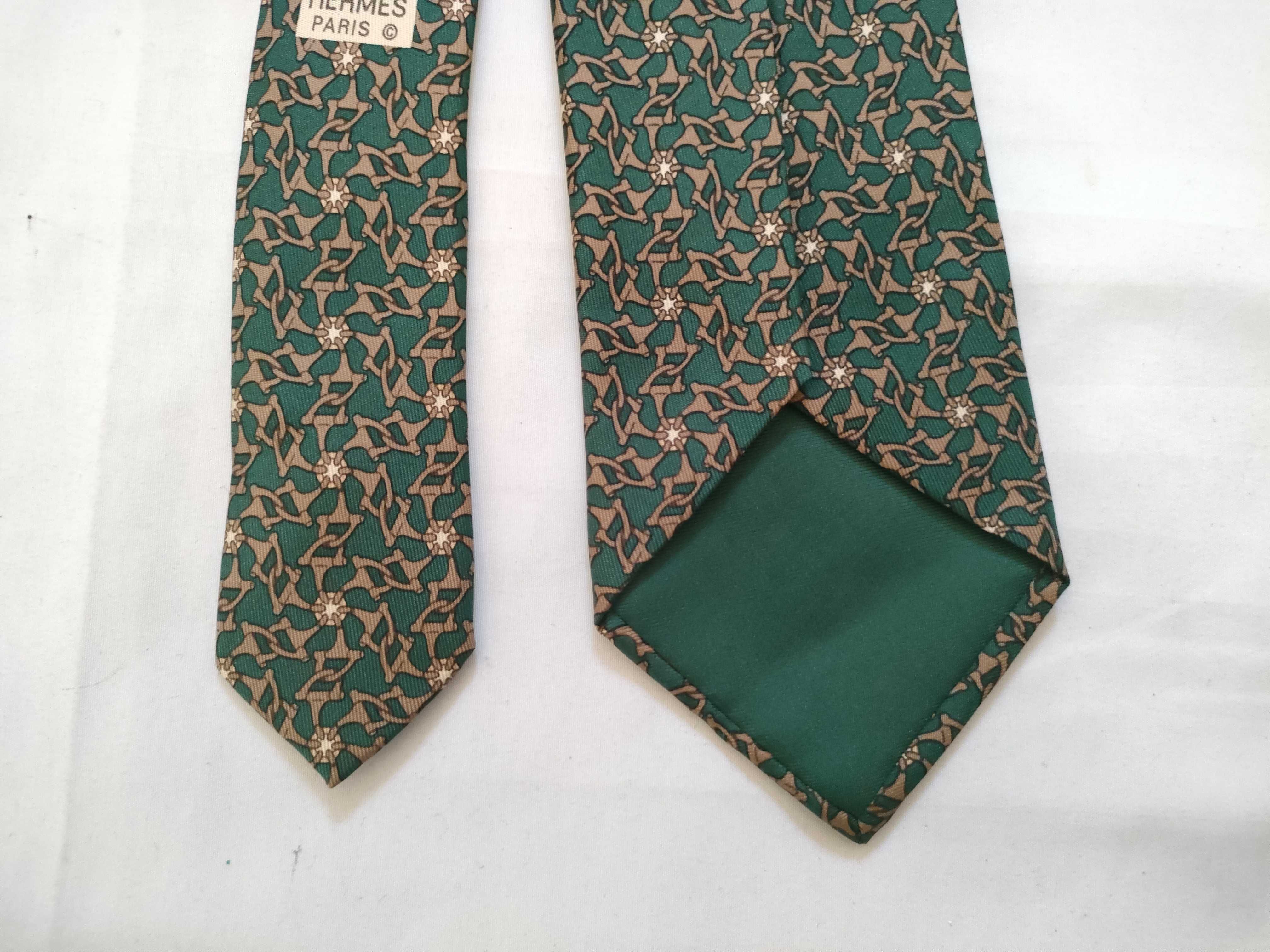 Silk Tie, Green, Other Accessories — view 6
