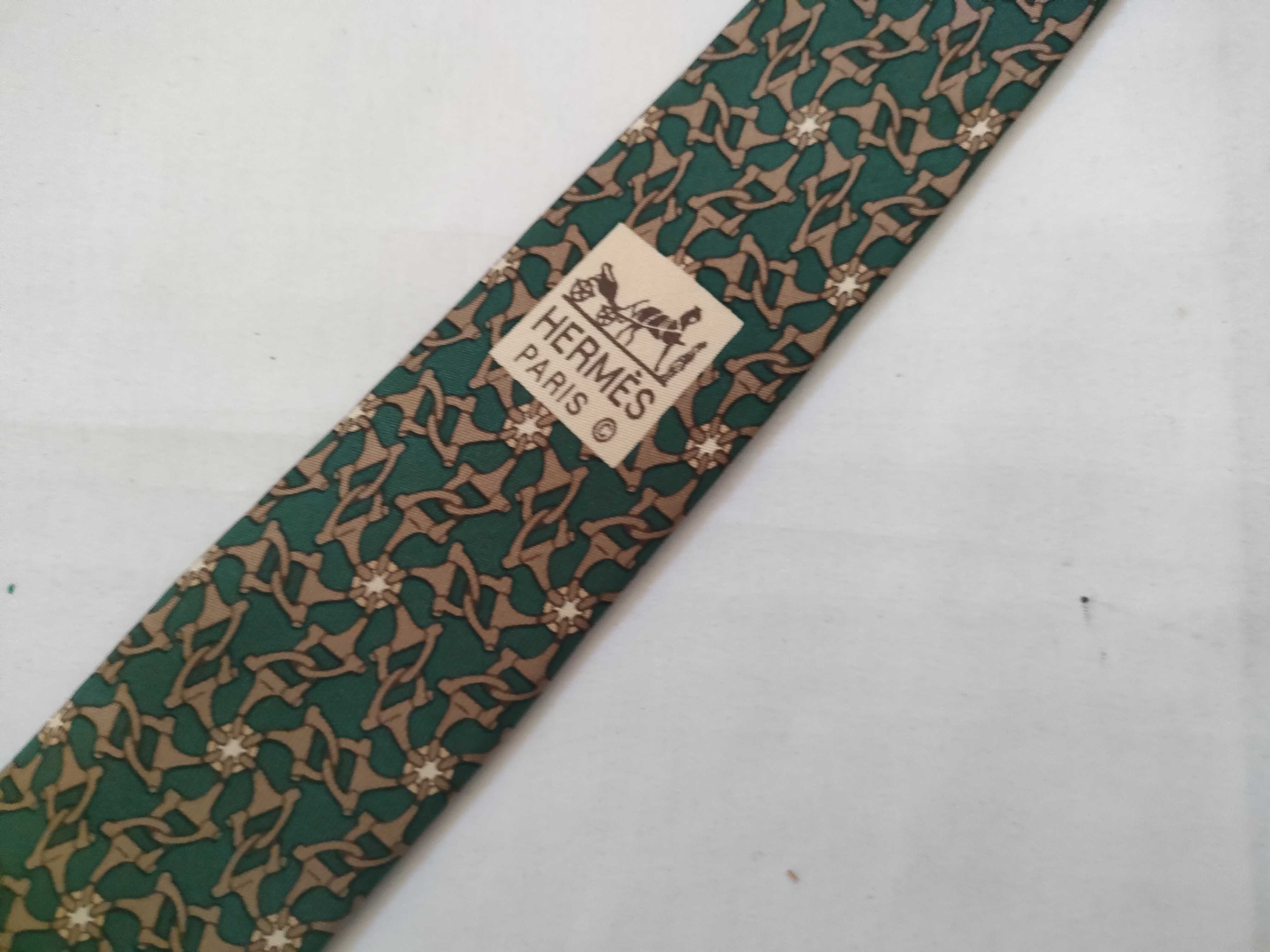 Silk Tie, Green, Other Accessories — view 7