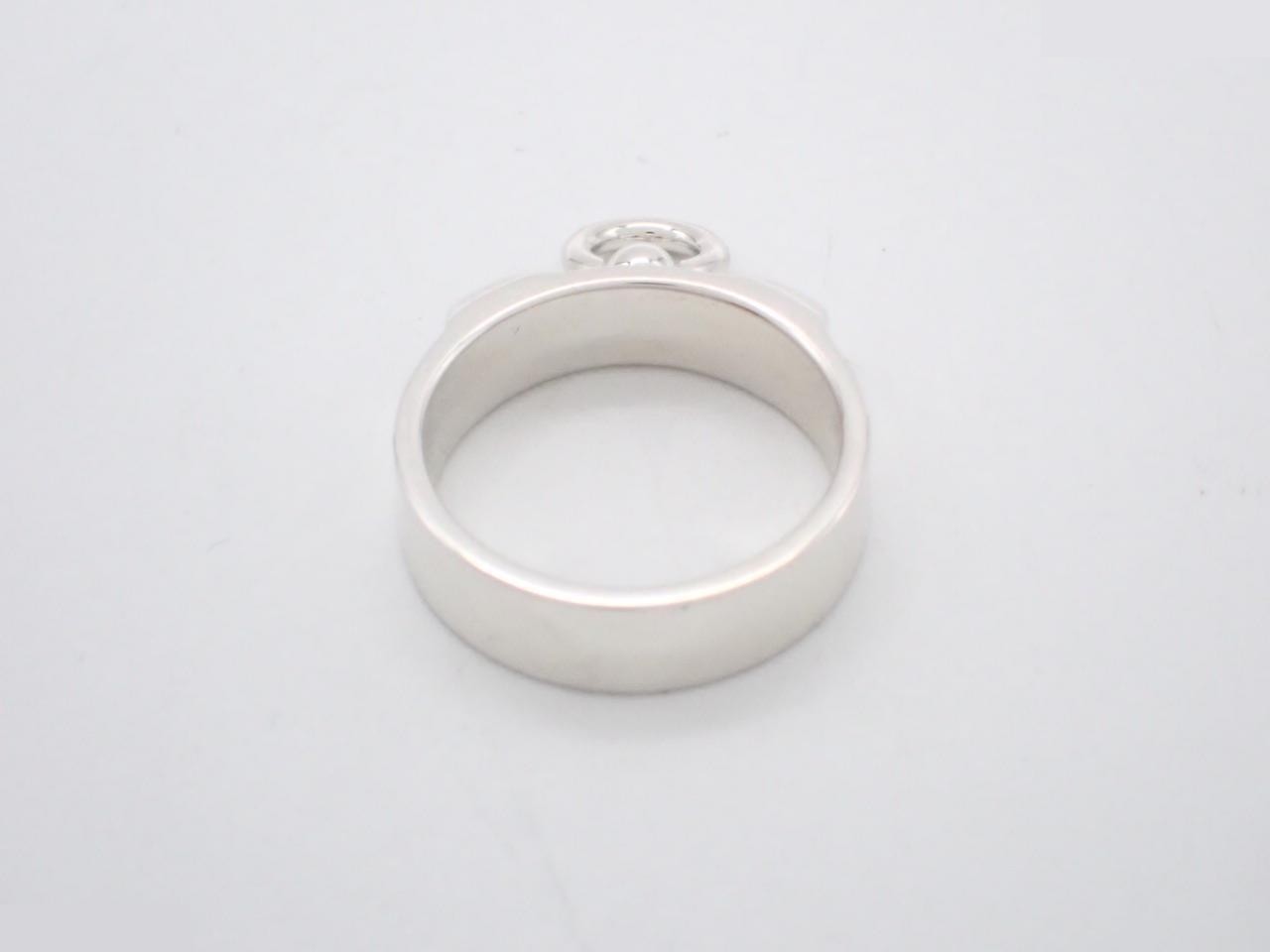 Ag925 Collier de Chien ring, stamped 49, actual size #9, 4.4g — view 2