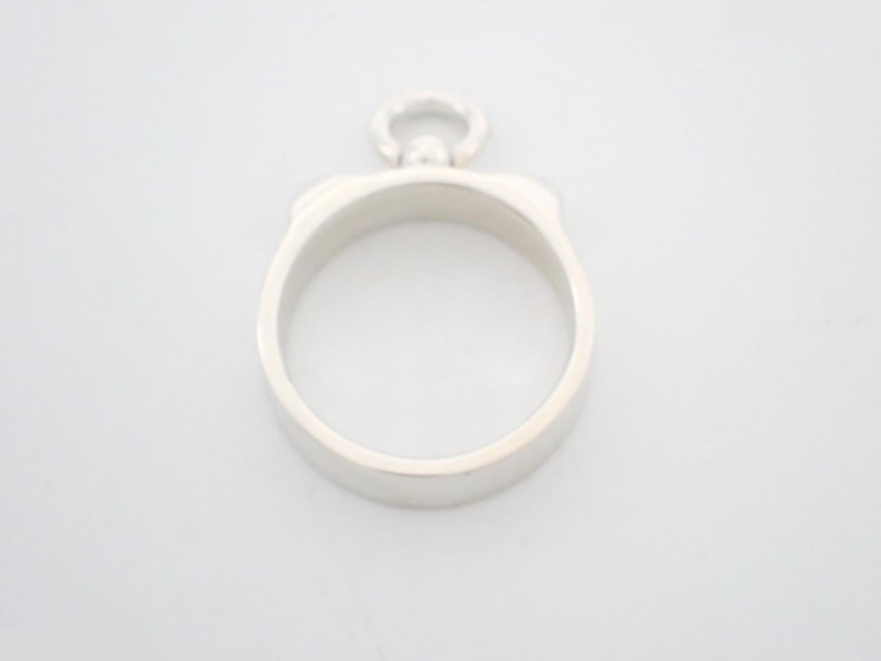 Ag925 Collier de Chien ring, stamped 49, actual size #9, 4.4g — view 3