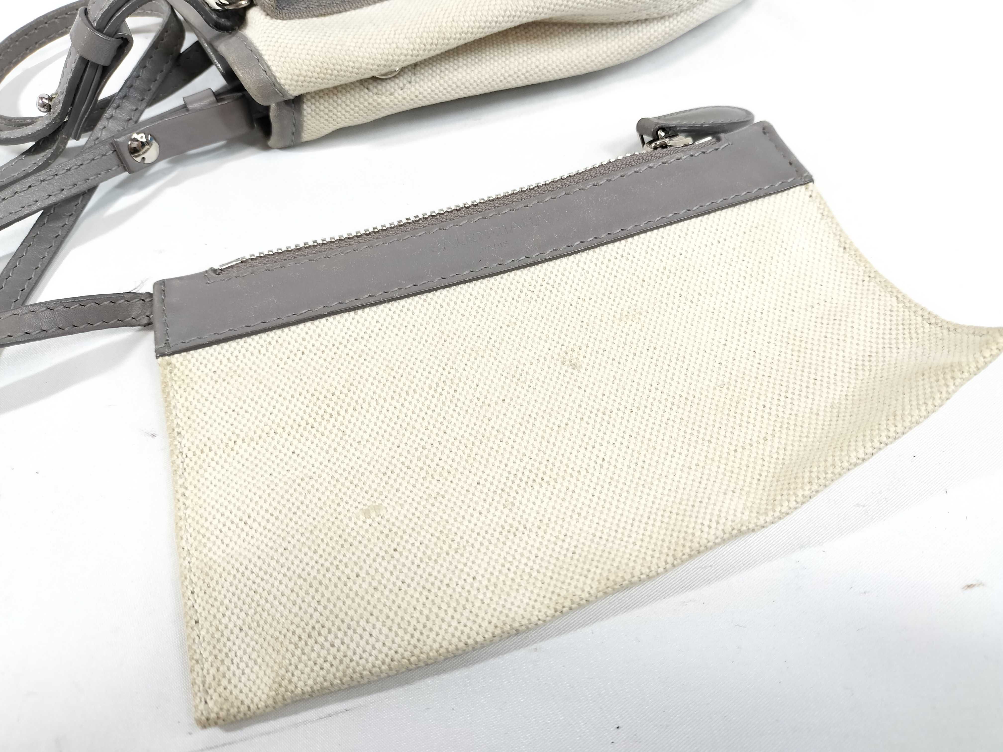 handbag, navy Cabas canvas handbag — view 12