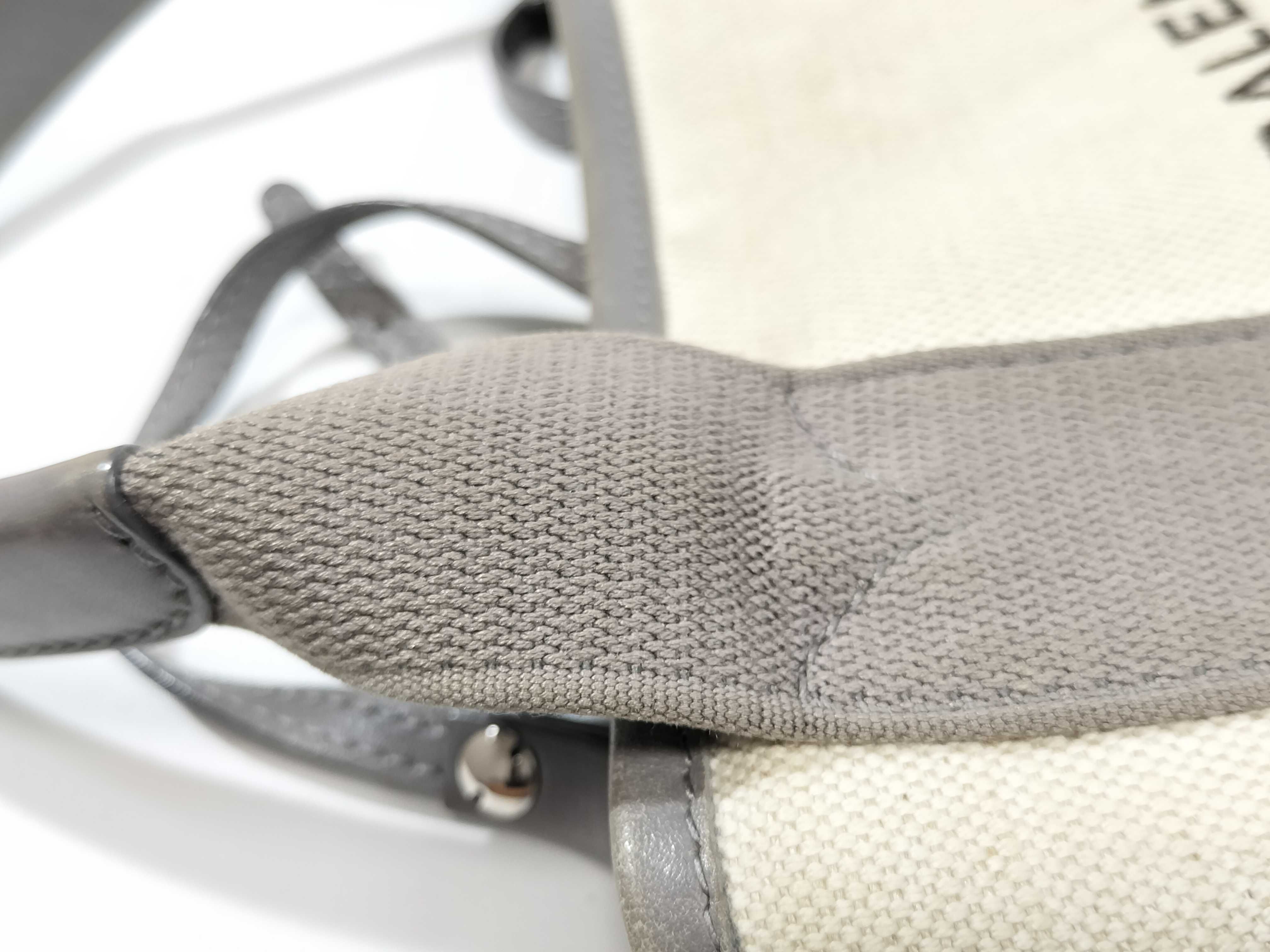 handbag, navy Cabas canvas handbag — view 5