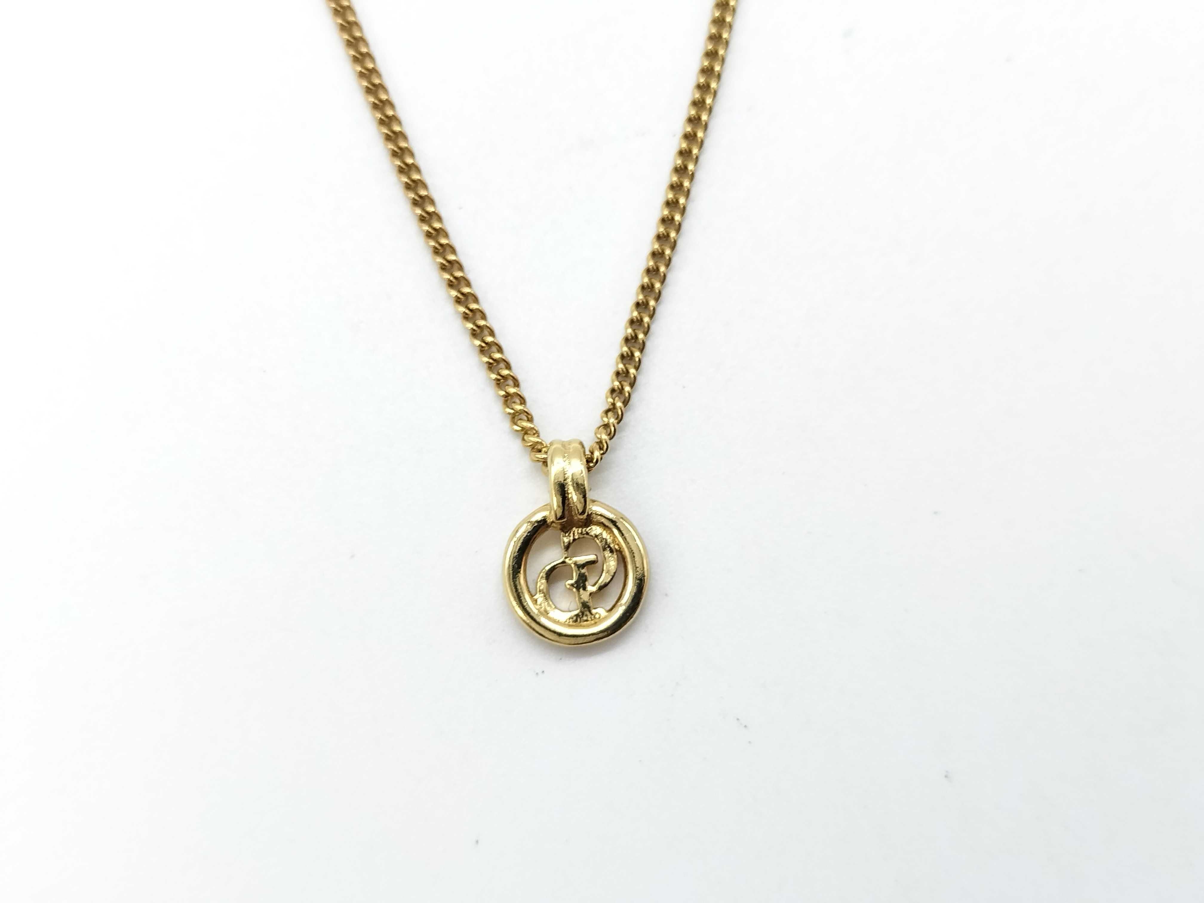 CD Logo Necklace — view 3