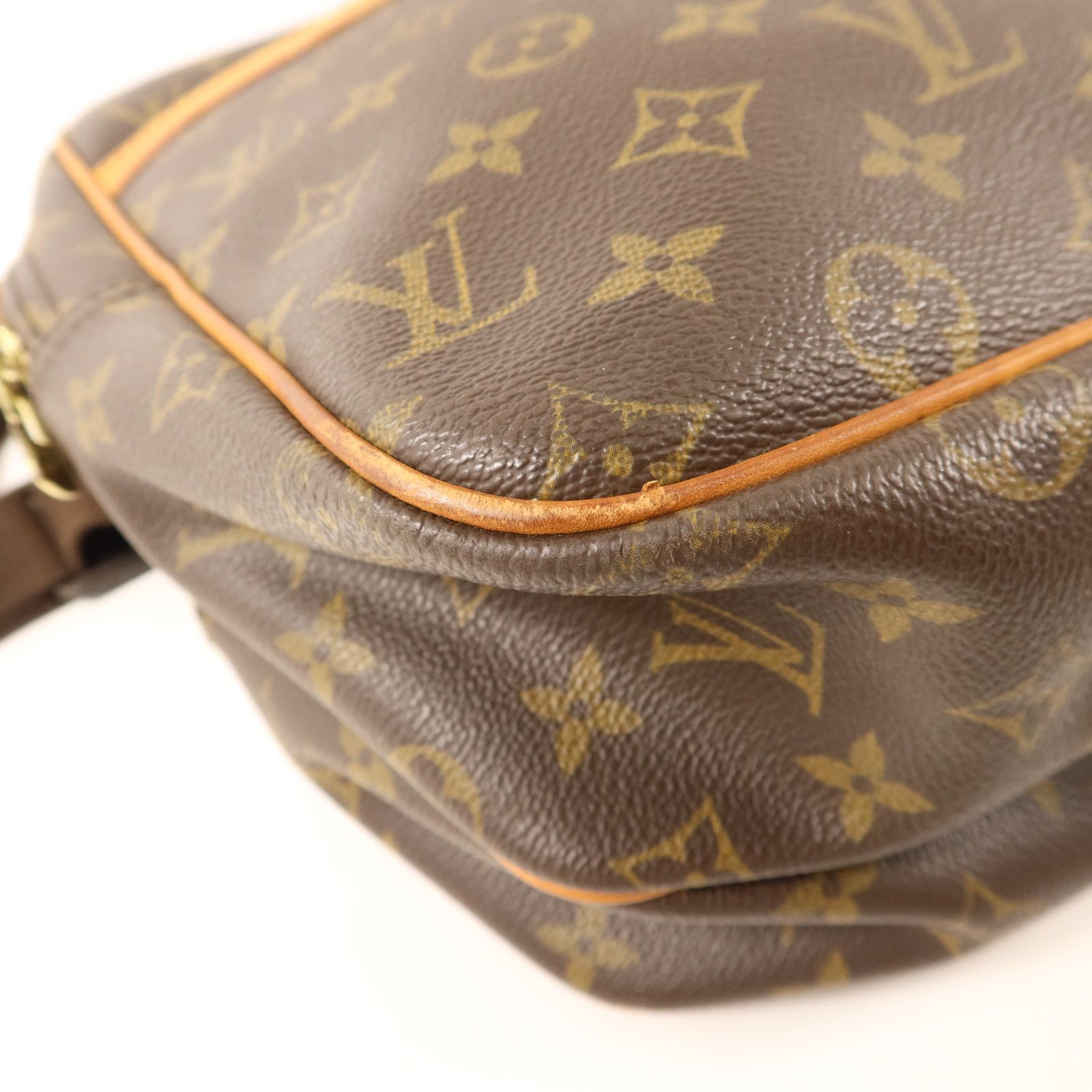 Monogram Reporter Gm Jinxian Shoulder Back Bag Brown Shoulder Bag M 45252 — view 12