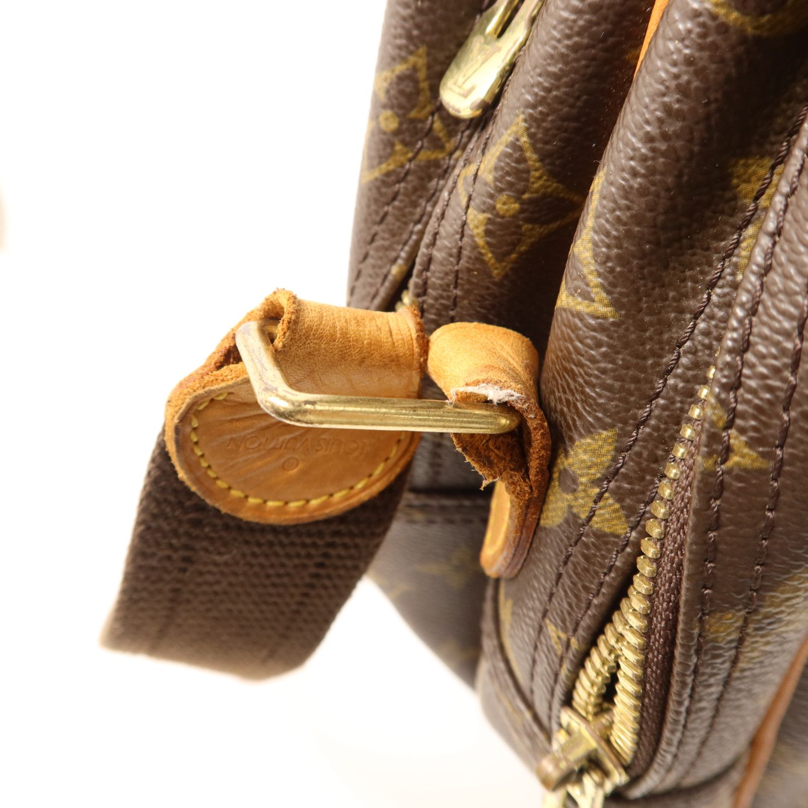 Monogram Reporter Gm Jinxian Shoulder Back Bag Brown Shoulder Bag M 45252 — view 15