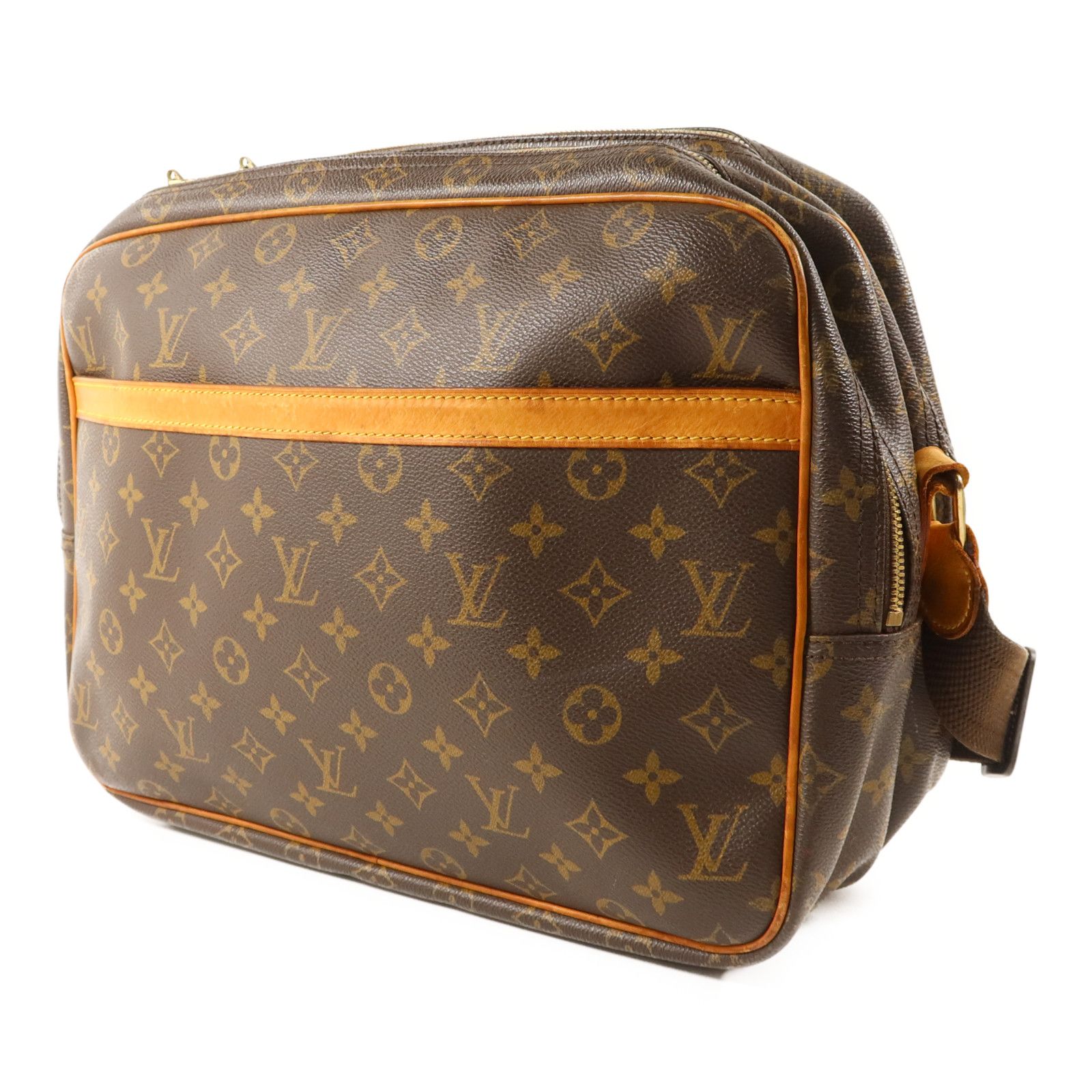 Monogram Reporter Gm Jinxian Shoulder Back Bag Brown Shoulder Bag M 45252 — view 3