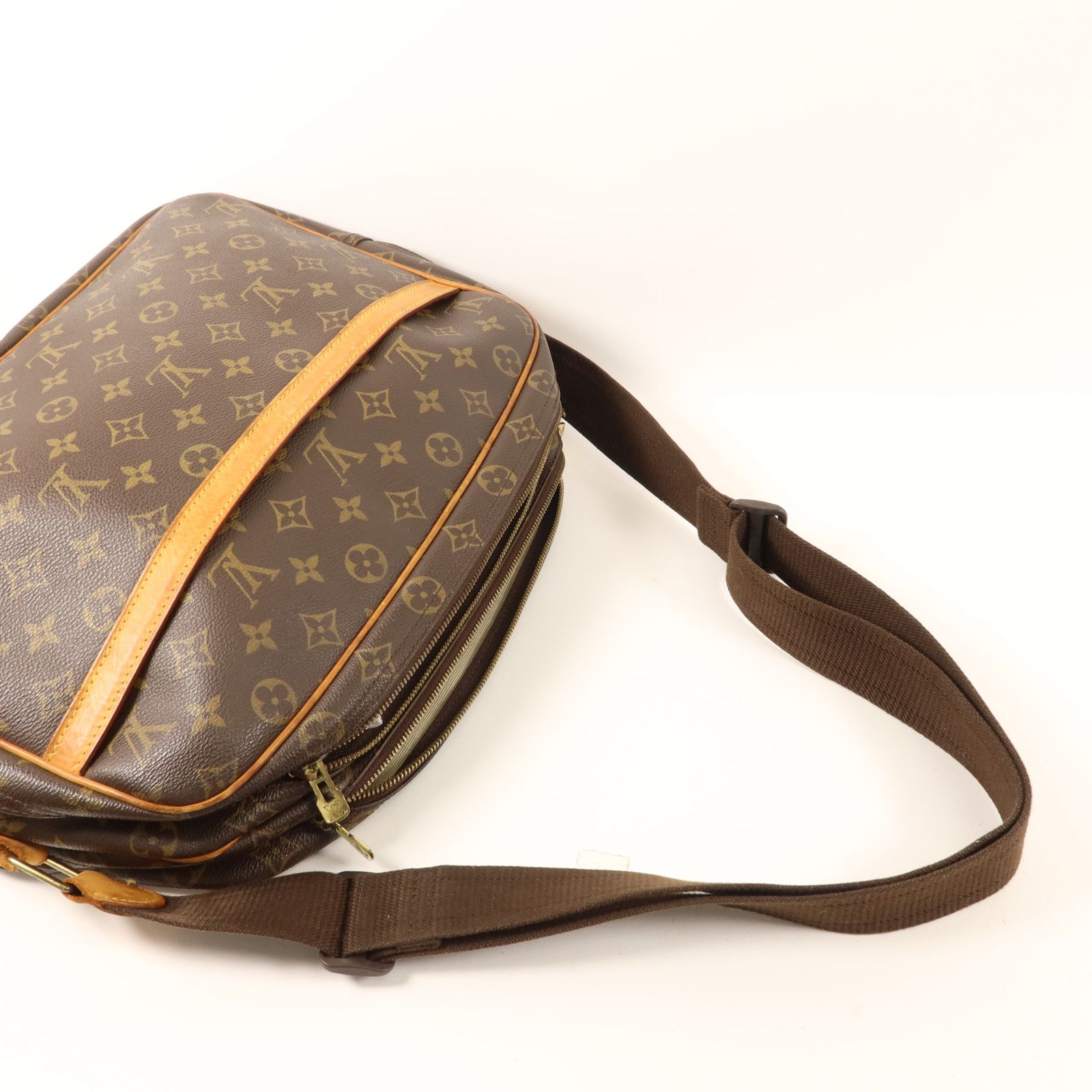 Monogram Reporter Gm Jinxian Shoulder Back Bag Brown Shoulder Bag M 45252 — view 9