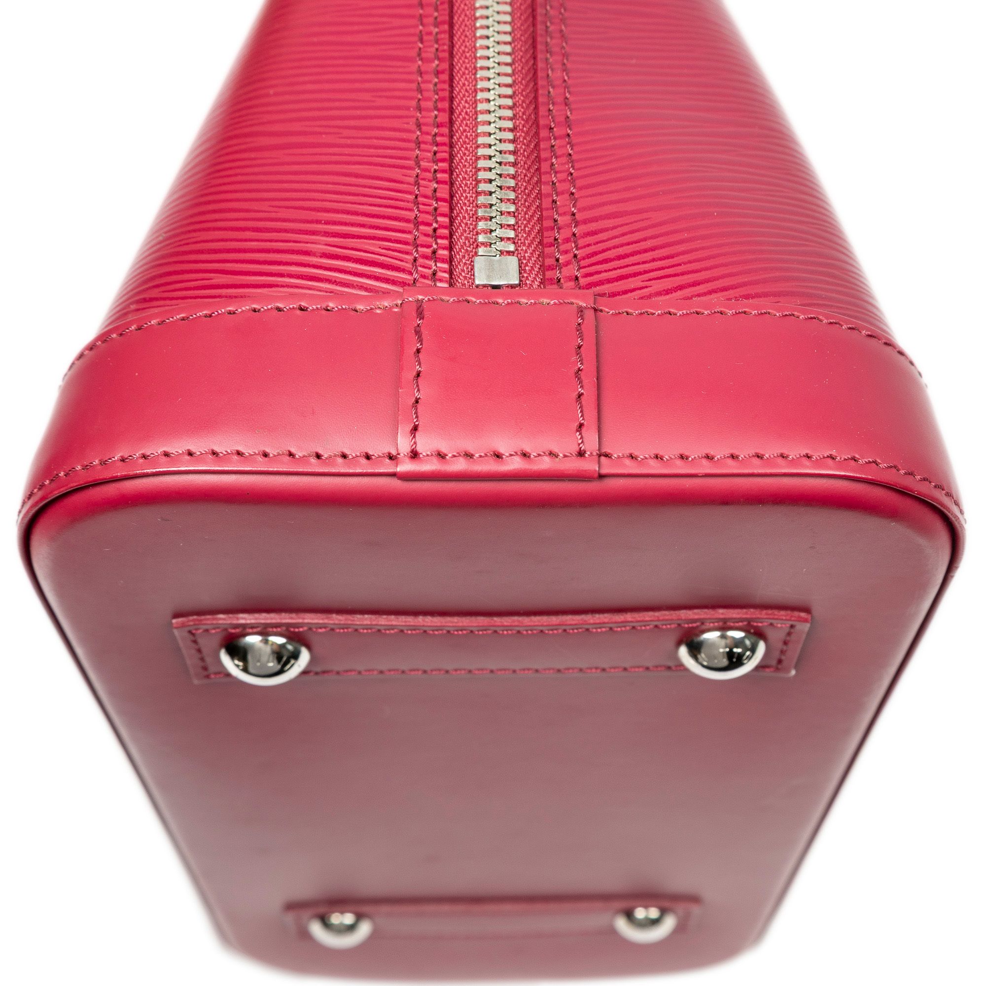 Alma PM Fuchsia Epi Silver Brass — view 8