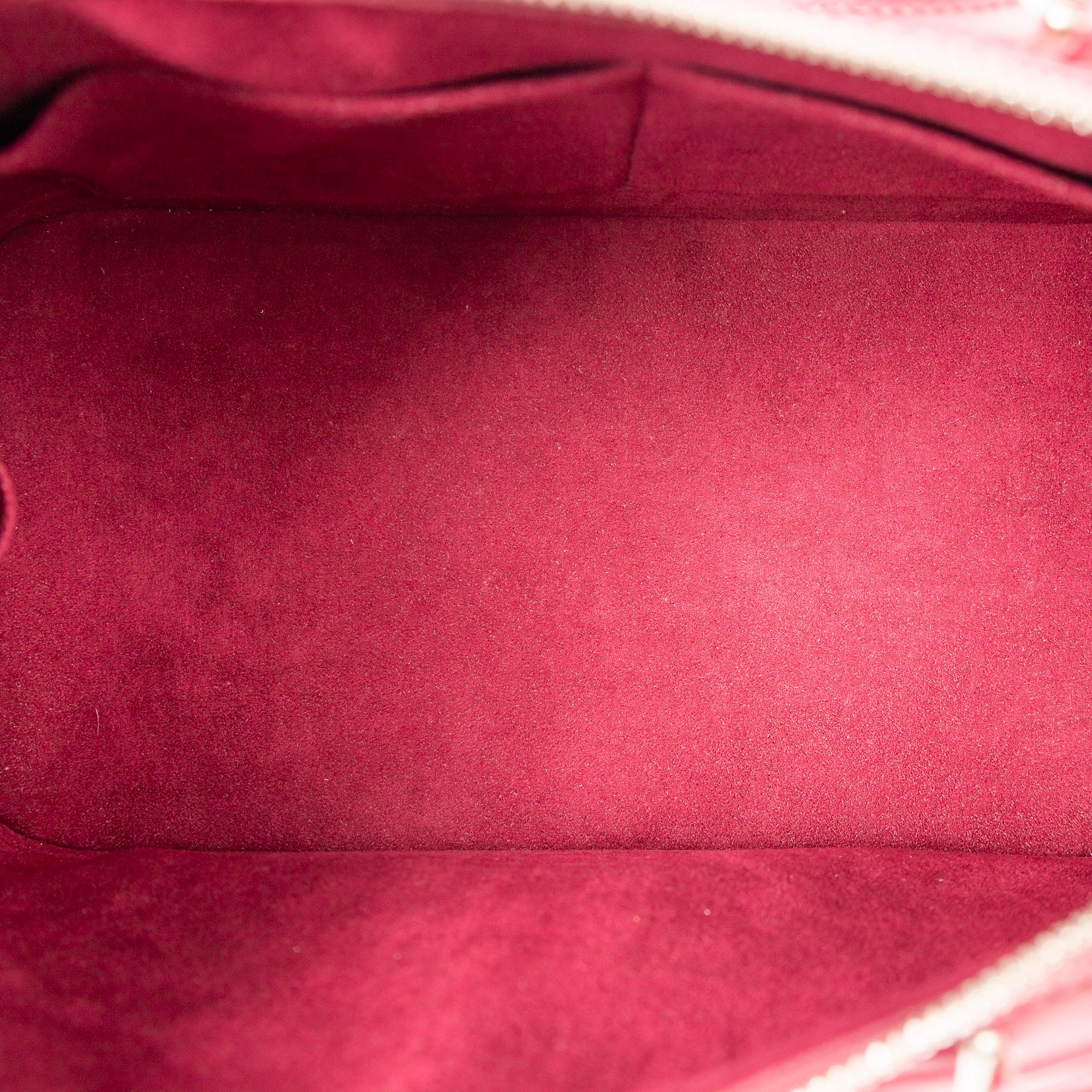 Alma PM Fuchsia Epi Silver Brass — view 9