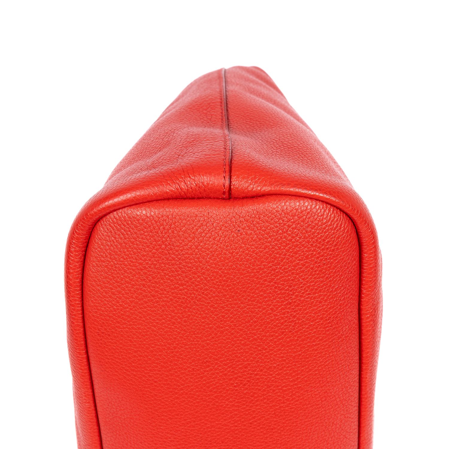 Maillon Chain Hobo  Red Vitello Daino Leather Silver — view 7