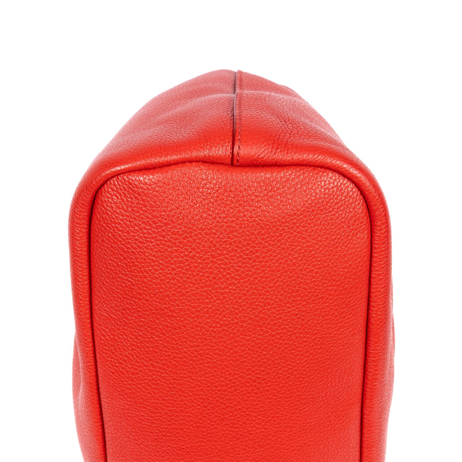 Maillon Chain Hobo  Red Vitello Daino Leather Silver — view 8