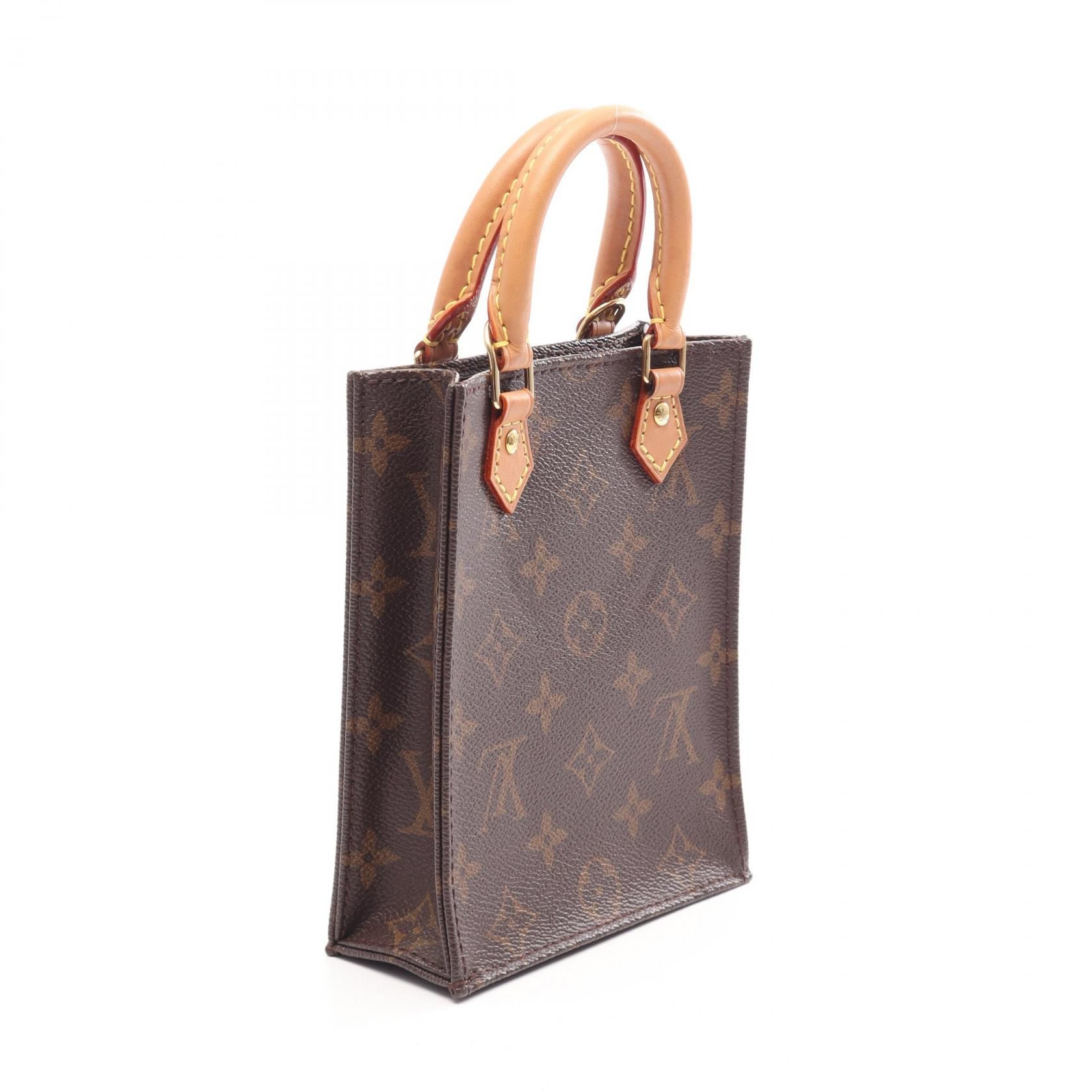 Petite Sac Plat Monogram 2way Brown Handbag M 69442 — view 2