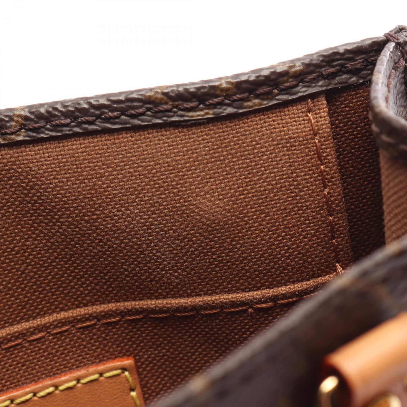 Petite Sac Plat Monogram 2way Brown Handbag M 69442 — view 12