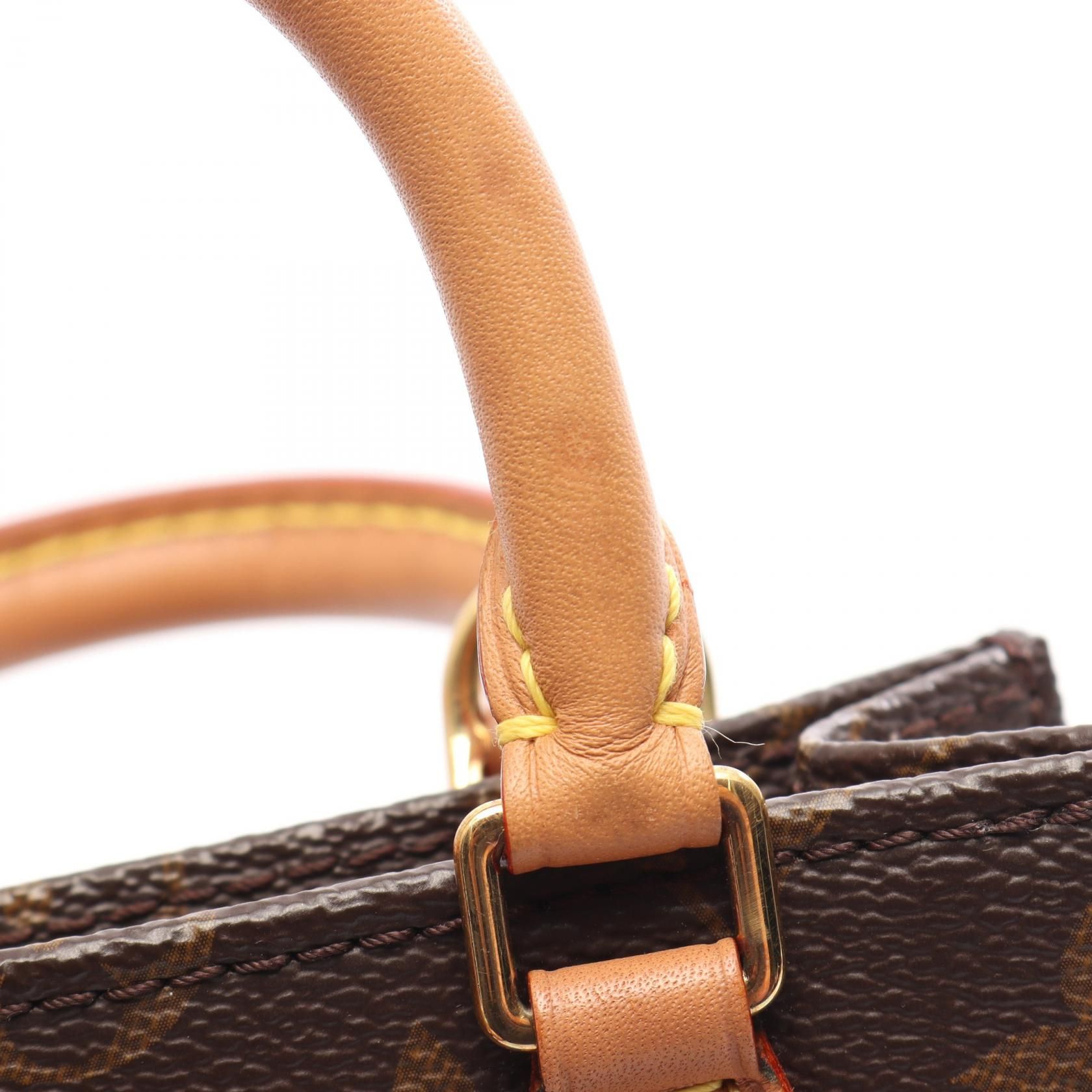 Petite Sac Plat Monogram 2way Brown Handbag M 69442 — view 10