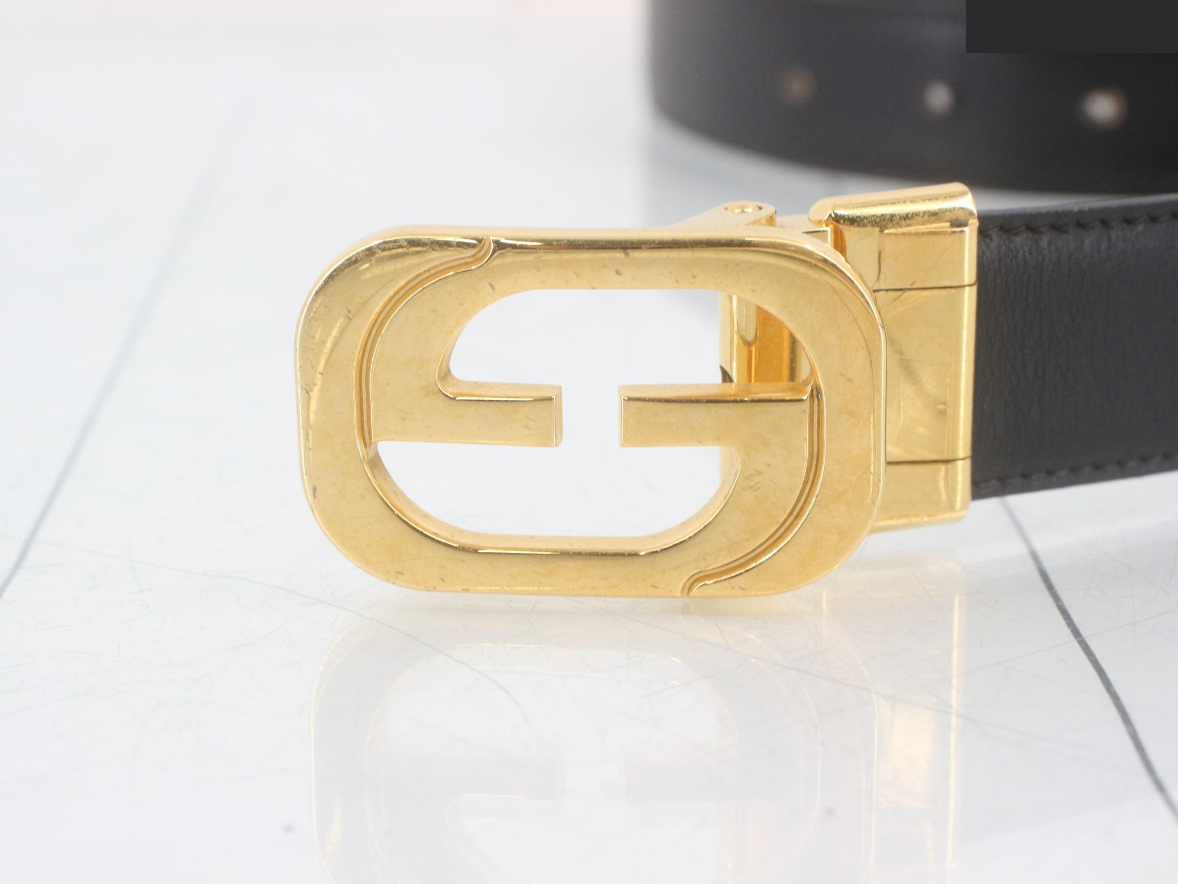 Interlocking G buckle belt — view 3