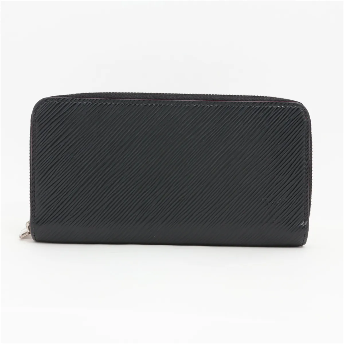 Epi Zippy Wallet M64838 GI0241 Noir x Hot Pink Round Zip Wallet