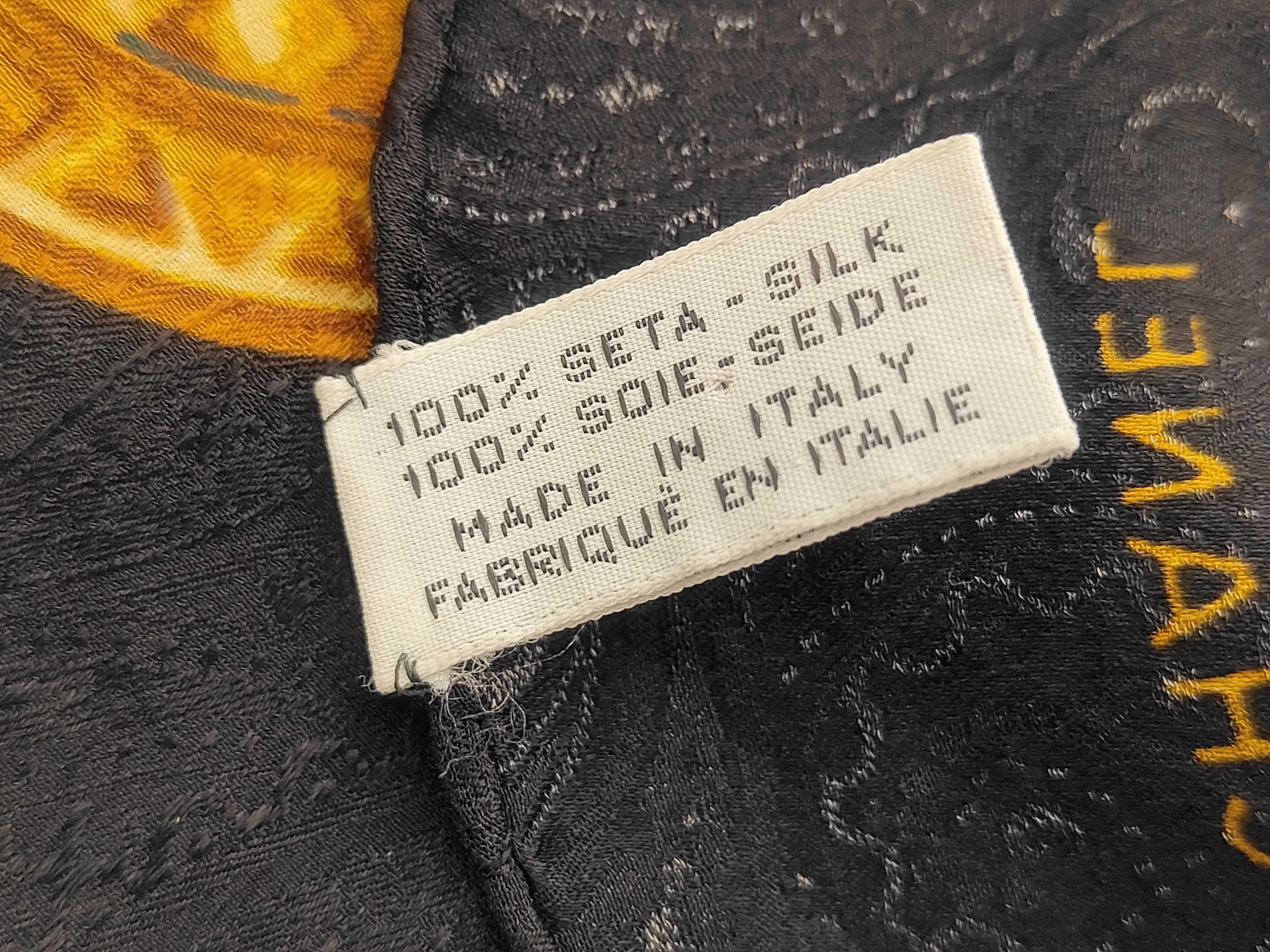Coco Mark Paisley Pattern Large Silk Scarf and Other Accessories — view 4