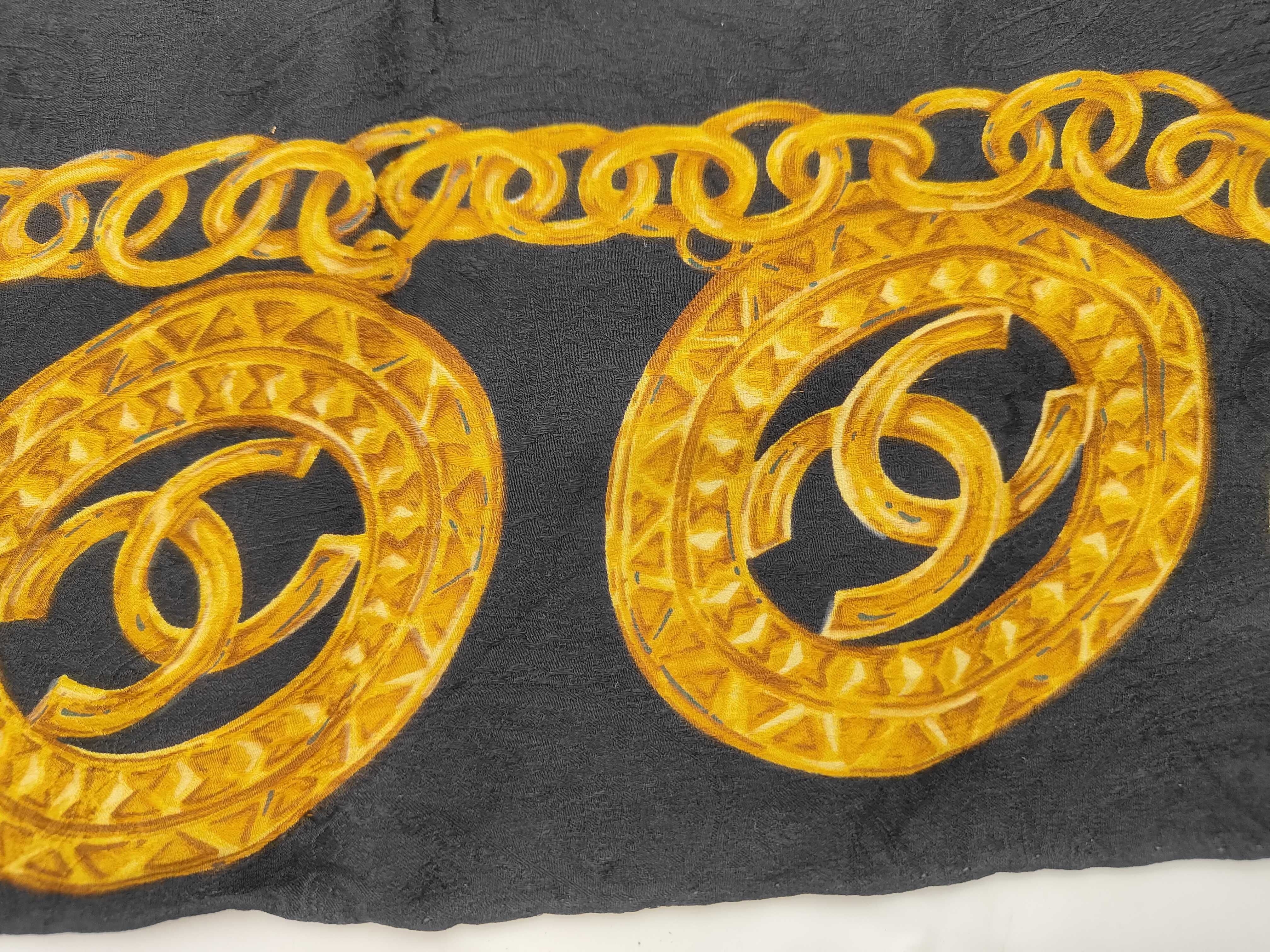 Coco Mark Paisley Pattern Large Silk Scarf and Other Accessories — view 7