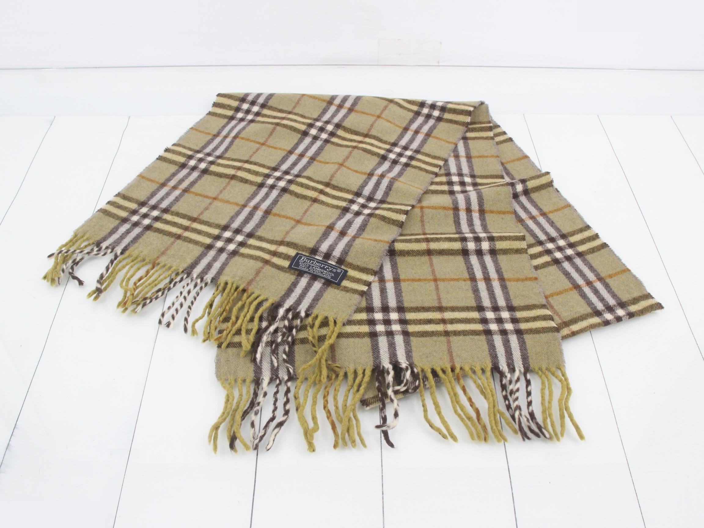 Nova Check Scarf, 100% Wool — view 2