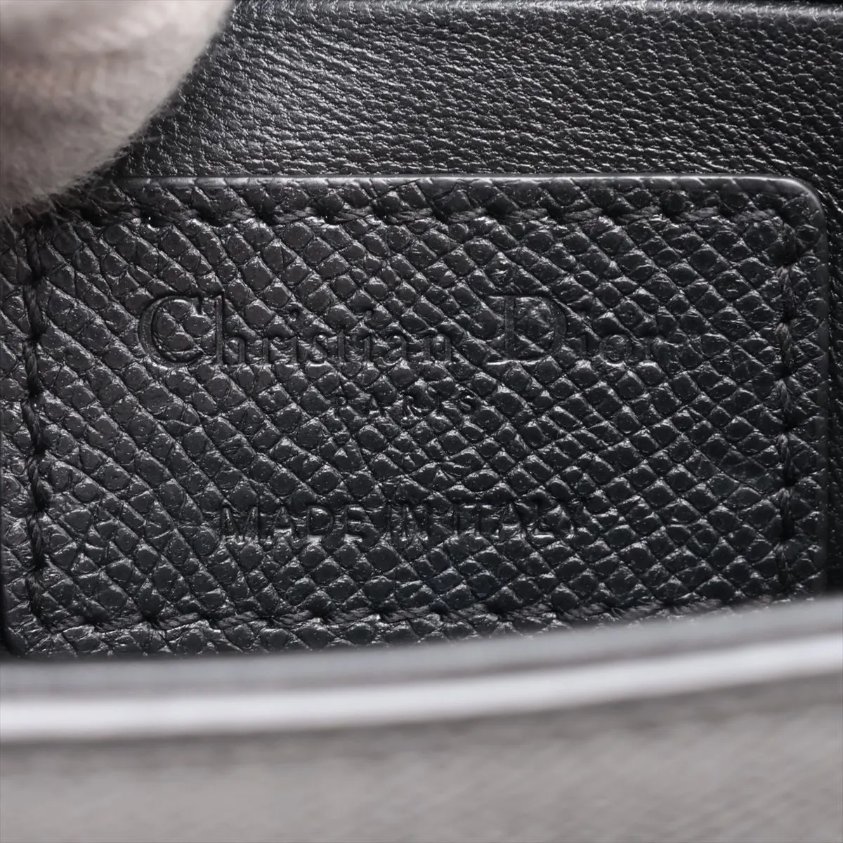 Montaigne 30 Leather Shoulder Bag, Black — view 7